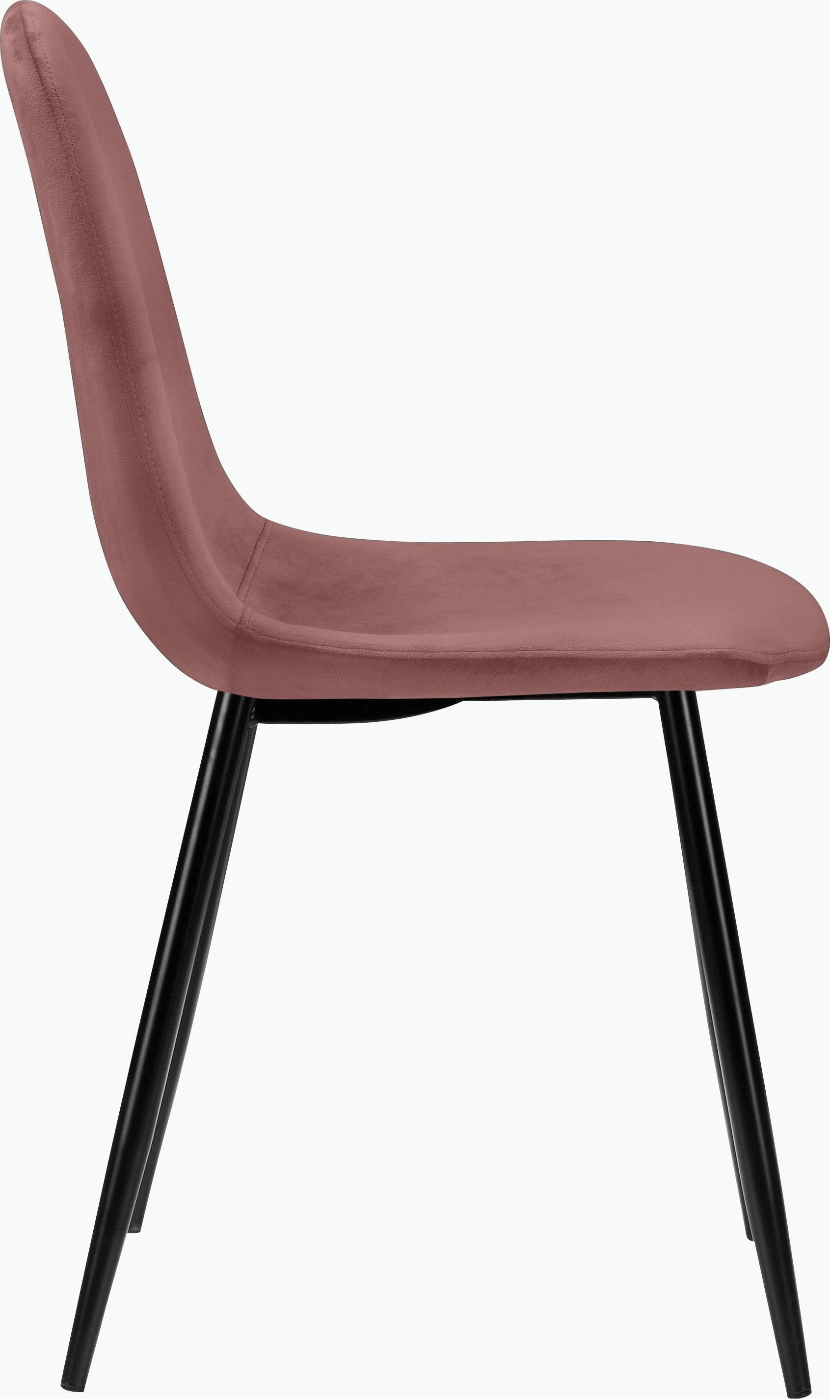 Leonique Eethoek Eadwine, TOPSELLER! Zitgroep eettafel plus 4 eetkamerstoelen (set, 5-delig)