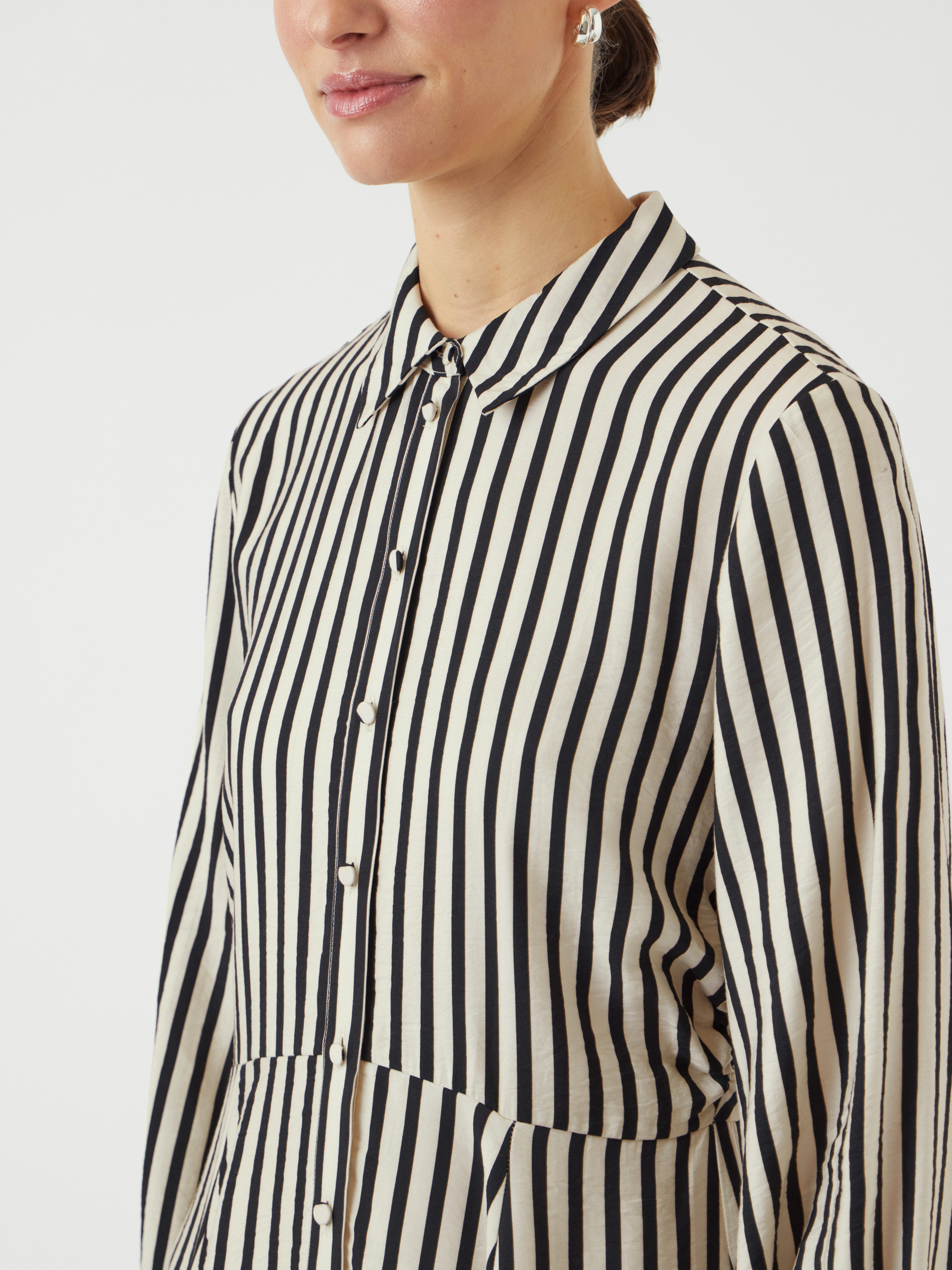 Y.A.S Jurk met overhemdkraag YASKAYA LS SHIRT DRESS S. NOOS
