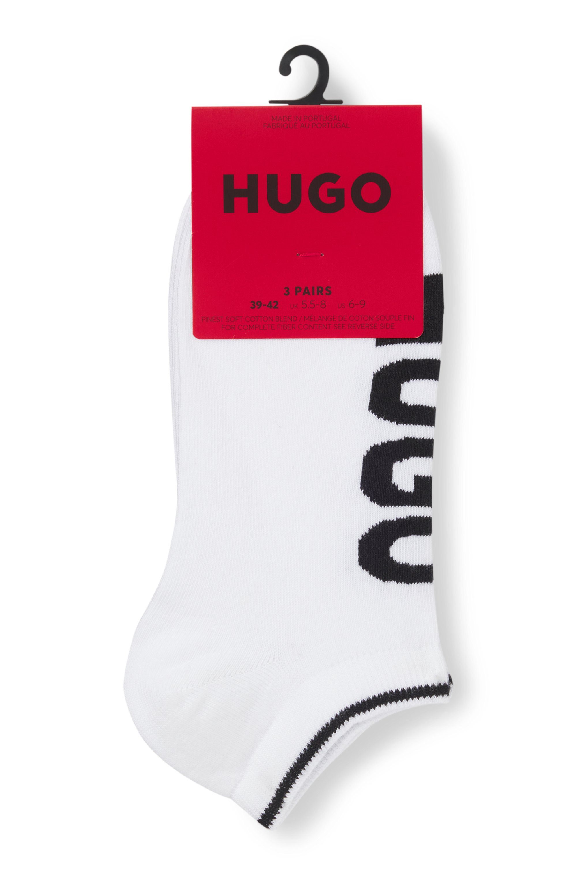 HUGO underwear Sneakersokken 3P AS Logo CC met logodetails (3 paar)