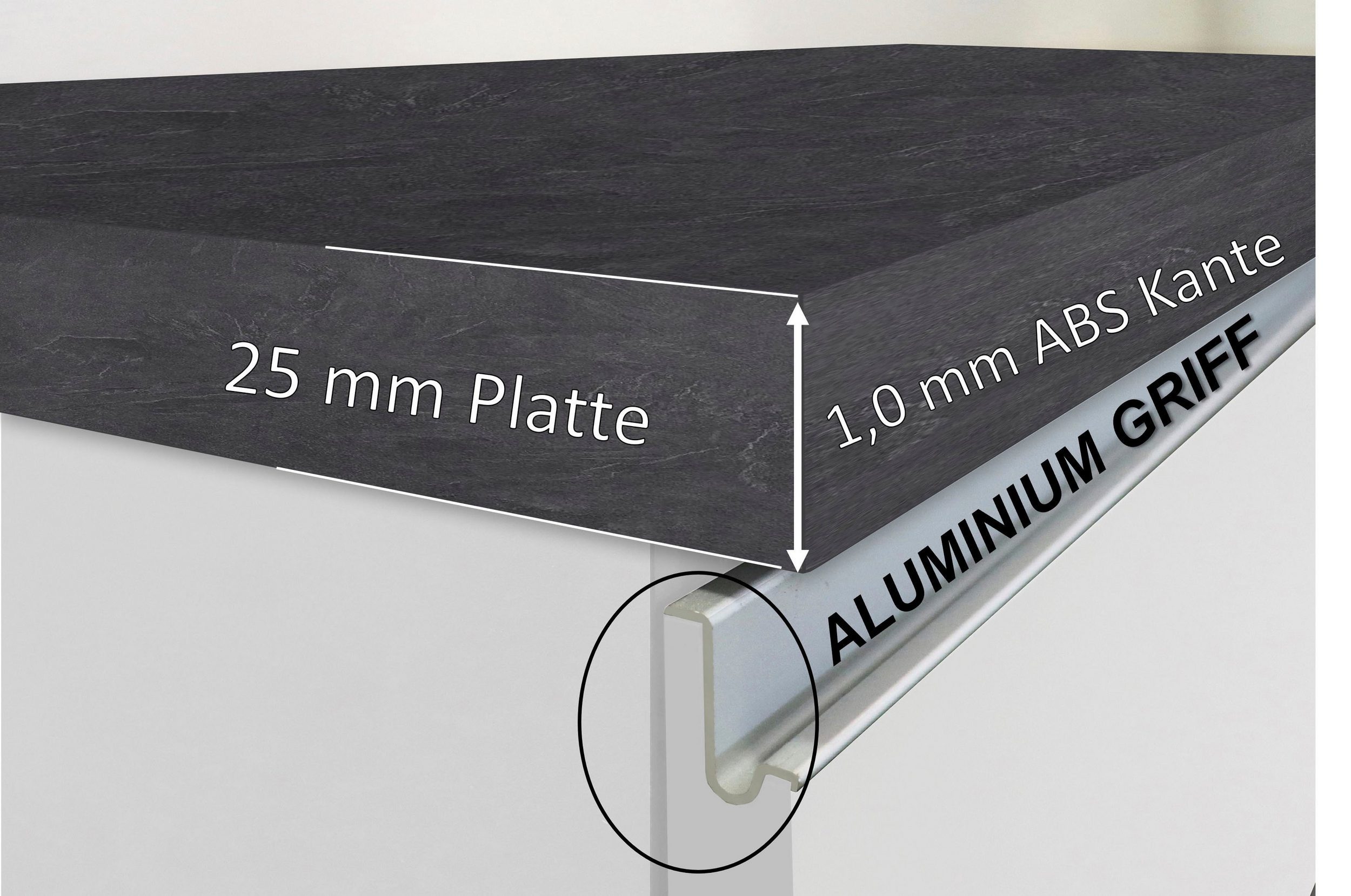 Kochstation Apothekerskast KS-Sole, apothekerskast Breedte/hoogte 30/85 cm, aanbouw en onderbouw mogelijk