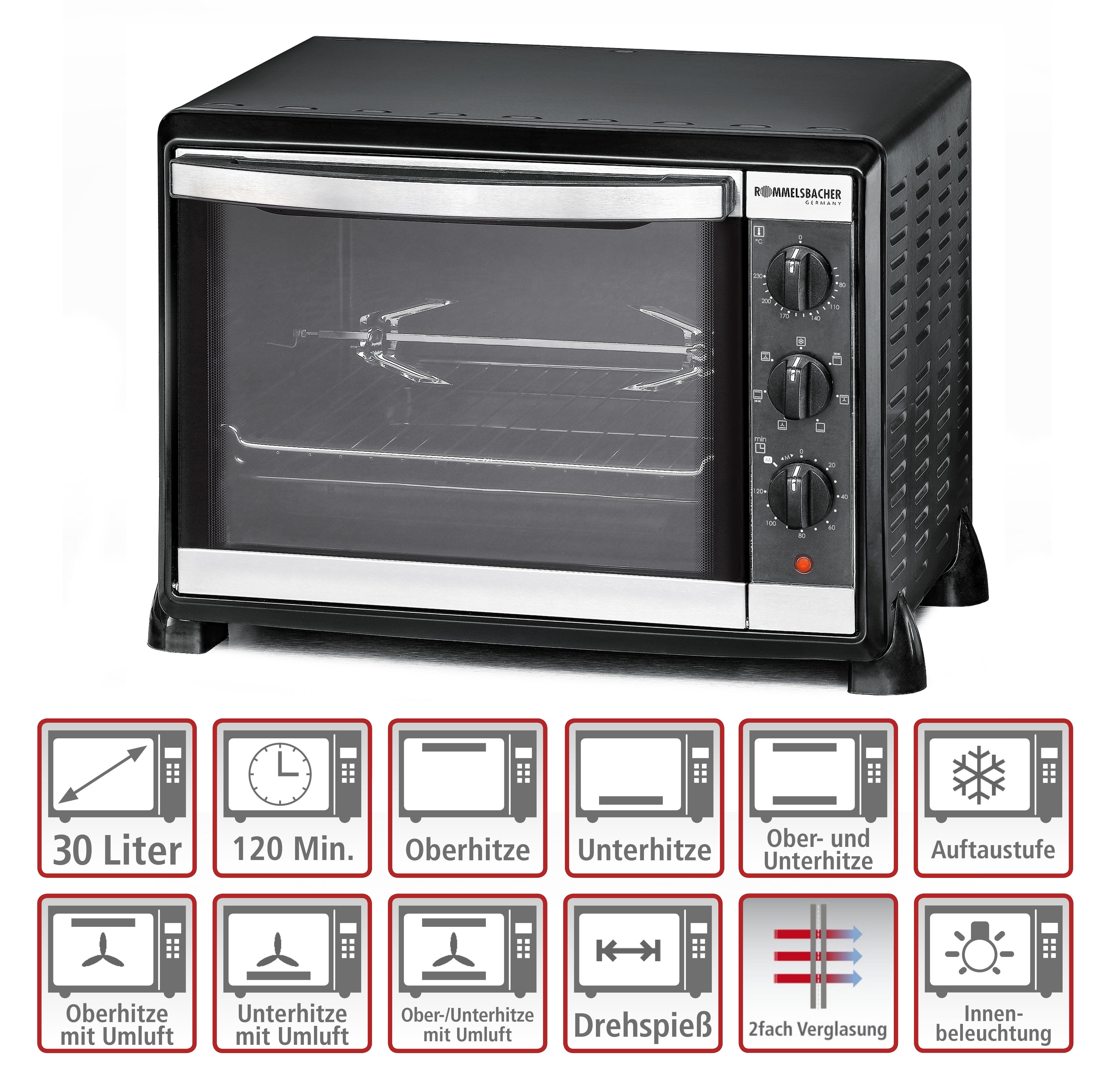 Rommelsbacher Mini-oven BG 1575