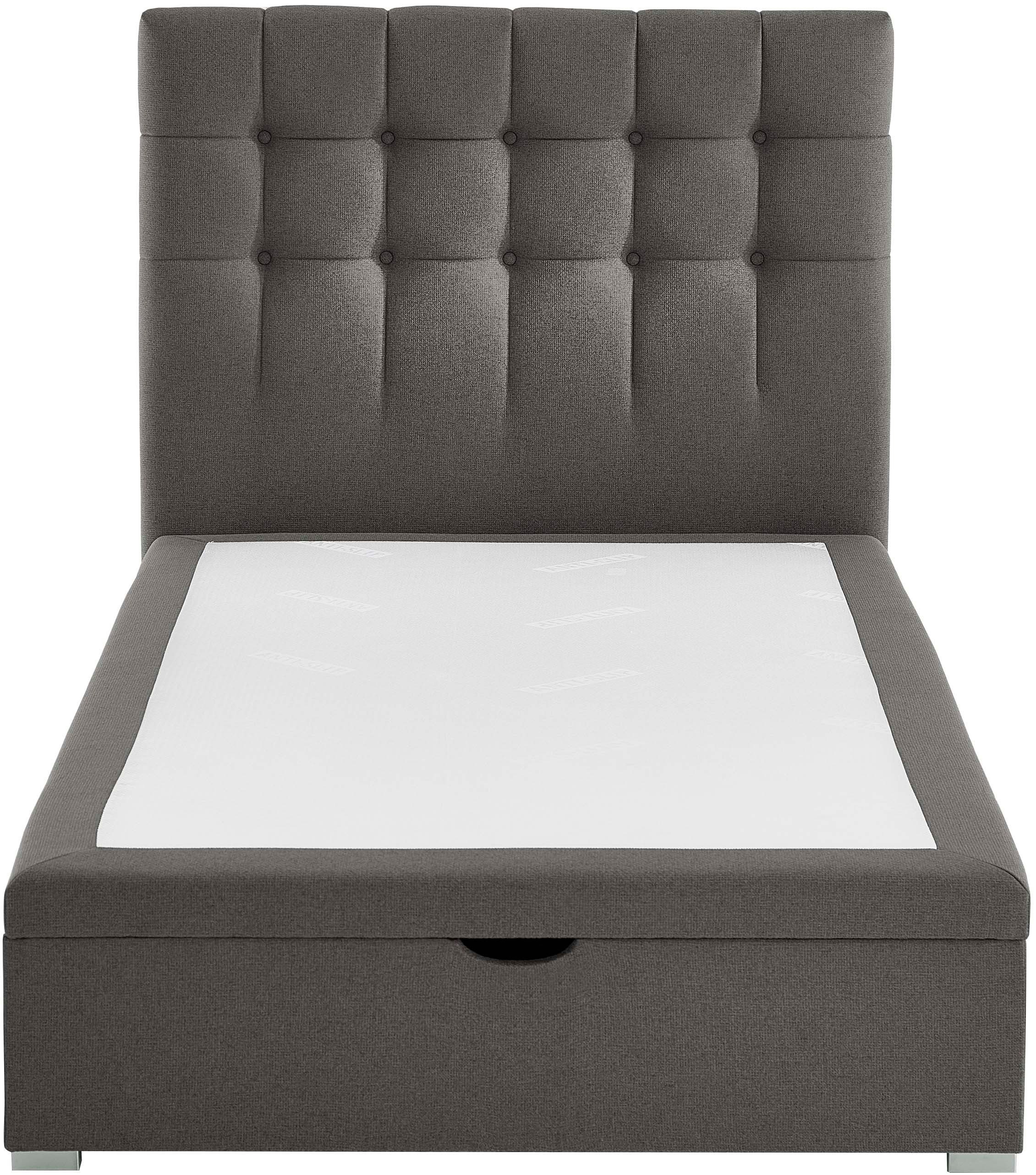 ATLANTIC home collection Boxspring Riona, uitbreidbaar naar een dubbel- en familiebad keuze uit 120x200cm pocketveringmatras of zonder matras