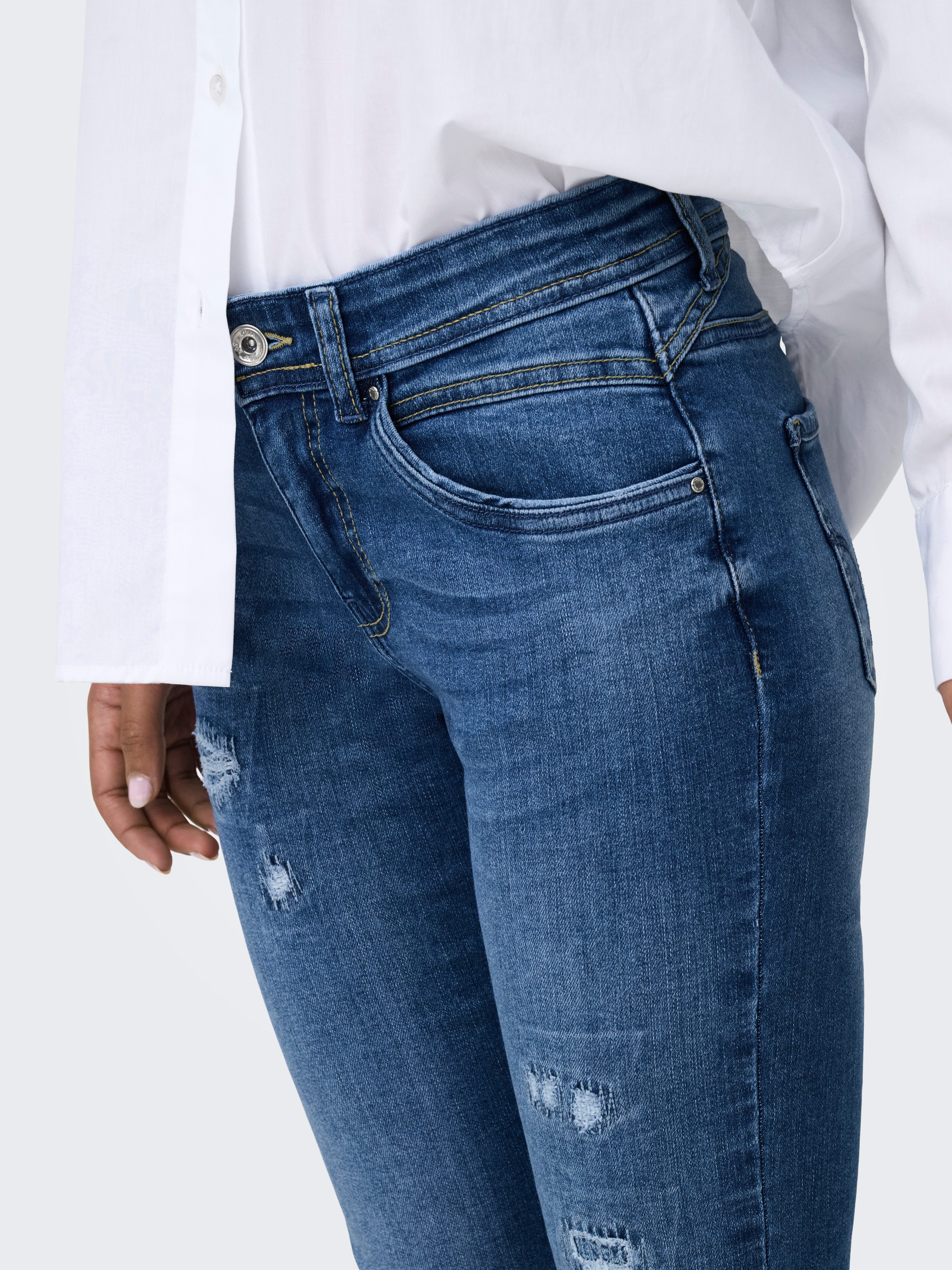 Only Skinny fit jeans ONLRUSH MID WAIST SK REP DNM MAS