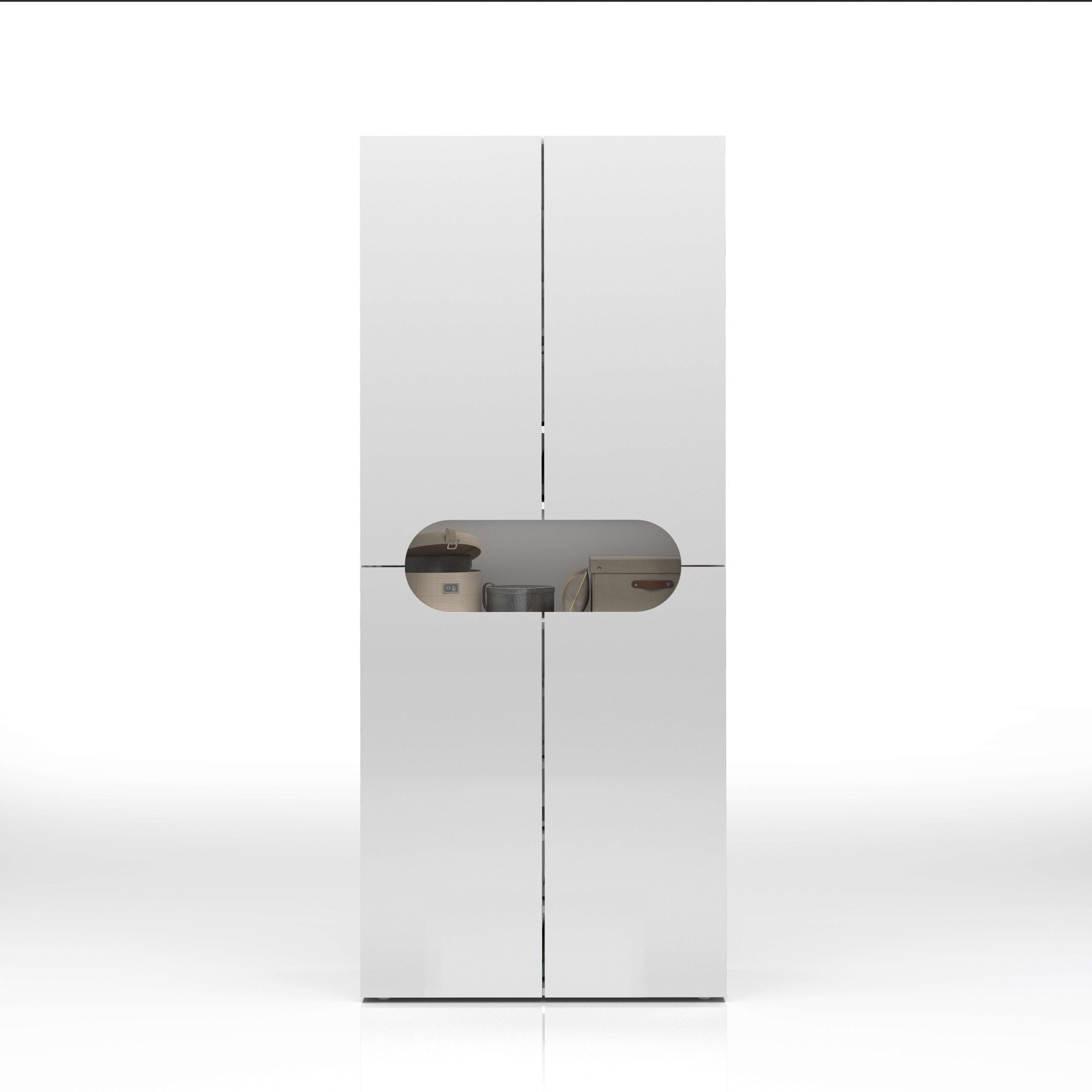 INOSIGN Schoenenkast Real, schoenenkast, schoenencommode, schoenenrek, breedte 80 cm, hoogte 190 cm