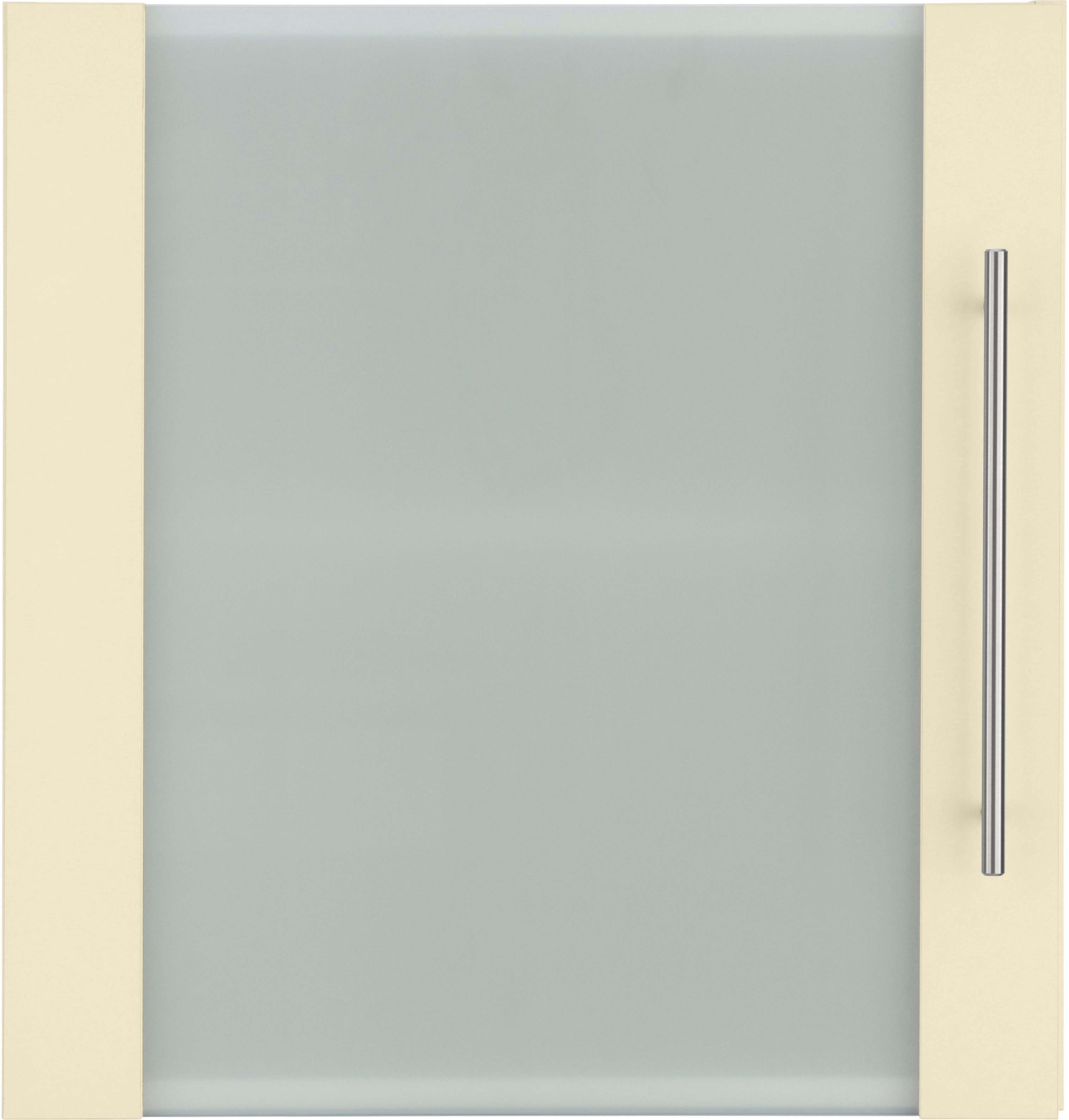 wiho Küchen Hangend kastje met glasdeur Unna Front met glasinzet