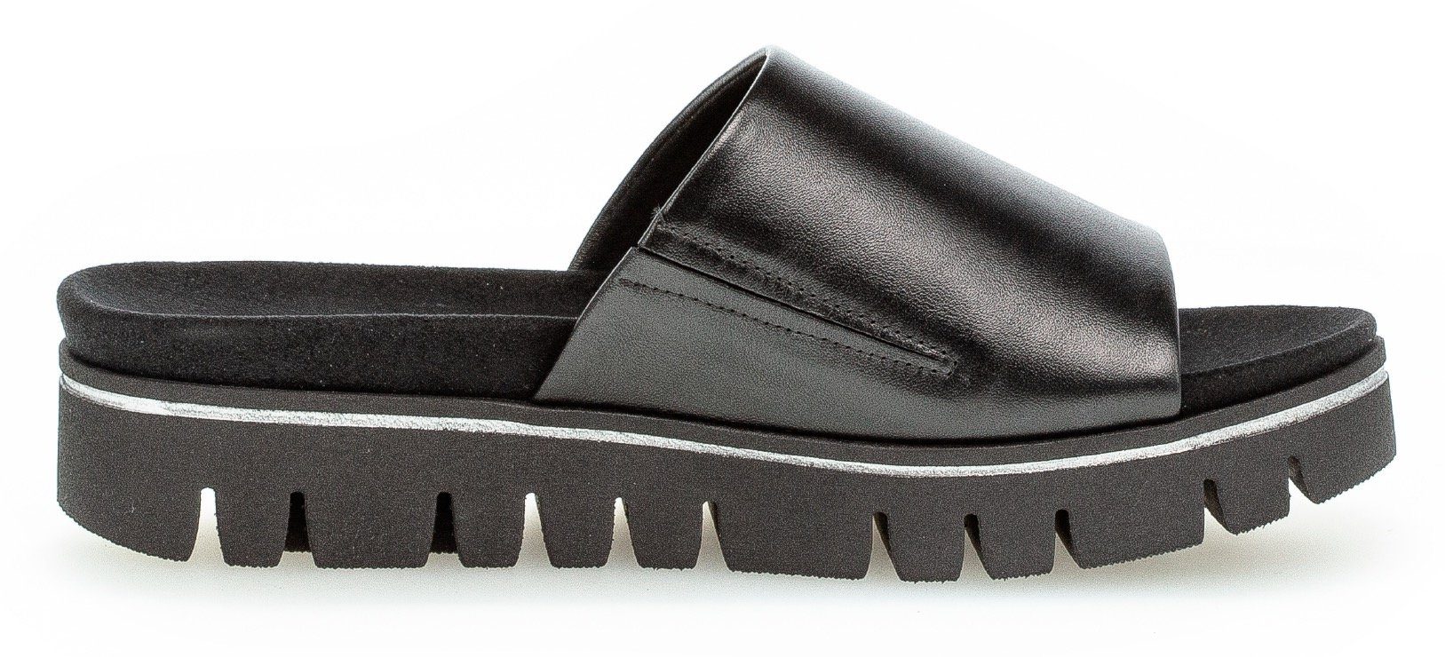 Gabor Slippers York , platform, zomerschoen, slippers in comfortschoen schoenwijdte g (= wijd)