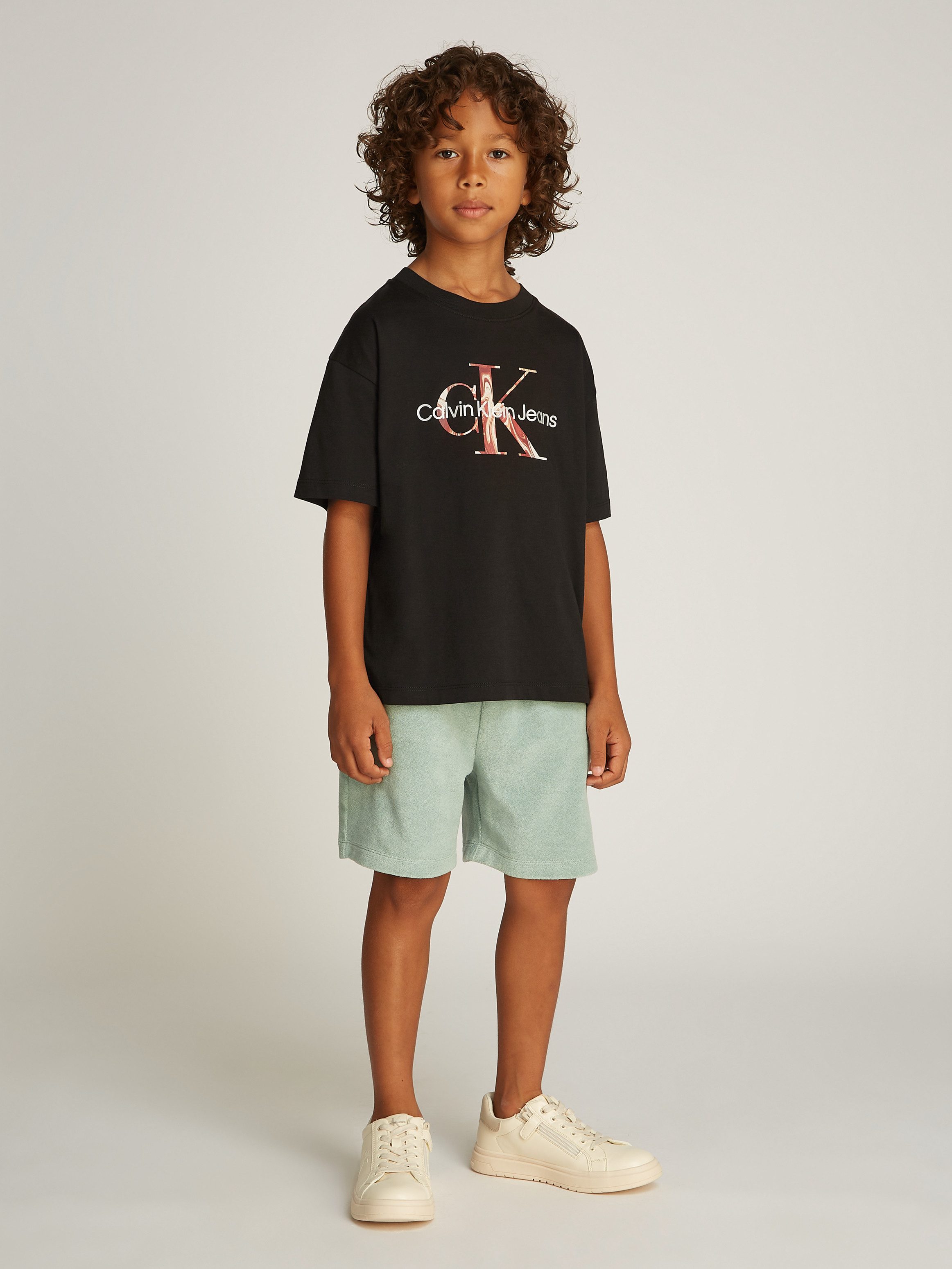 Calvin Klein T-shirt OCEAN SWIRL MONO T-SHIRT