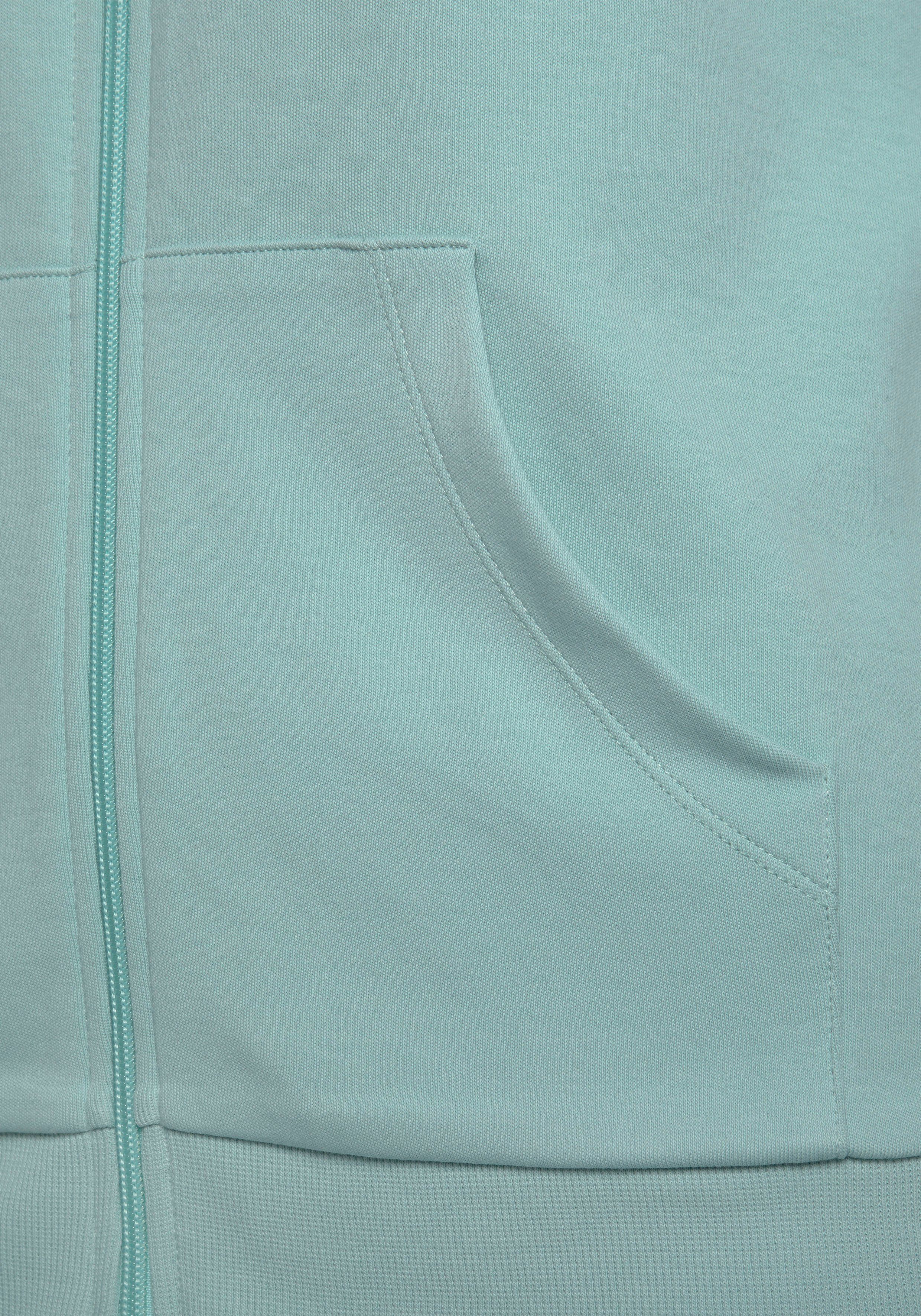Bench. Loungewear Sweatvest met logo-borduurwerk op de staande kraag, loungewear, loungepak