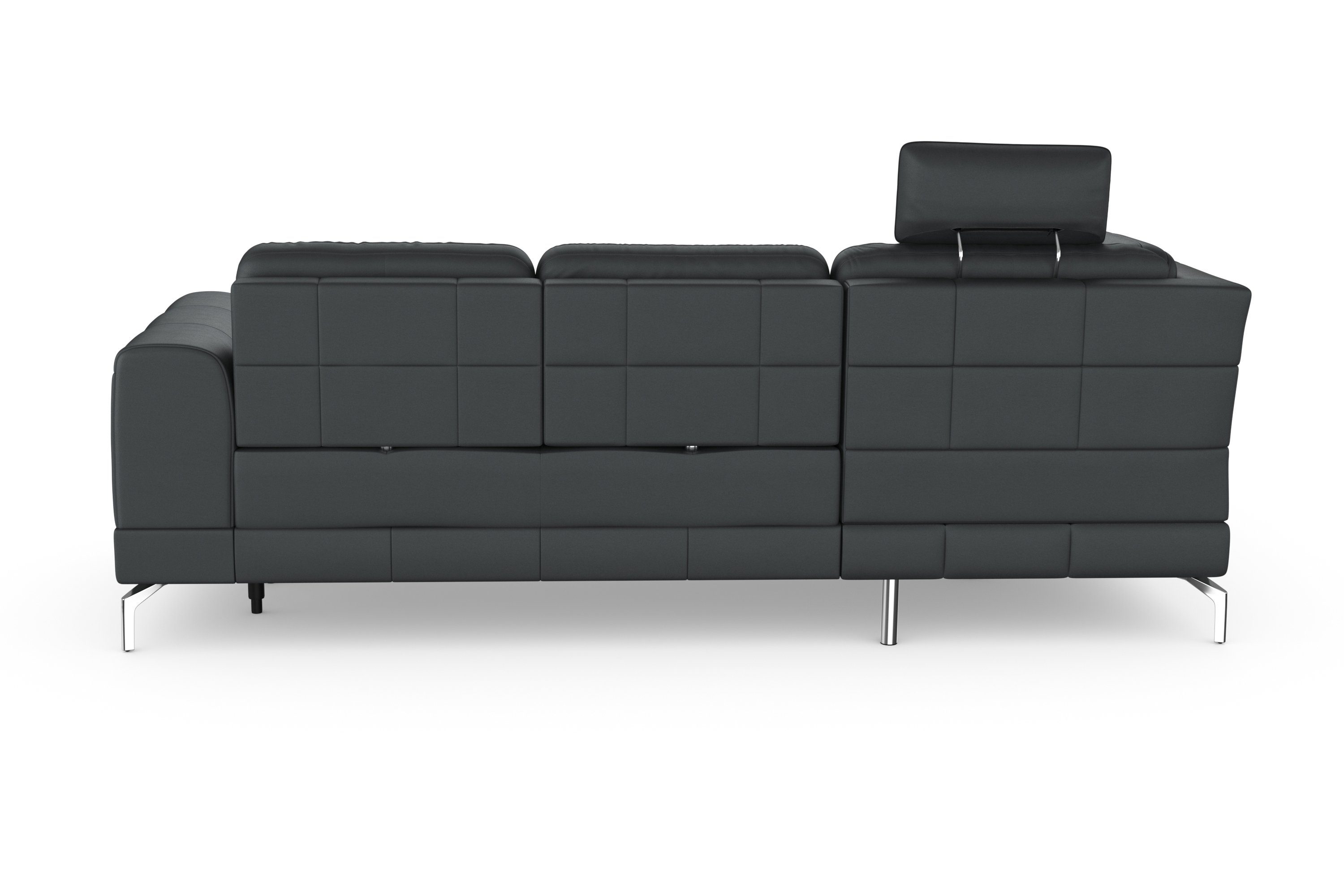sit&more Hoekbank Bendigo L-vorm inclusief zitdiepteverstelling, bodemvrijheid 15 cm, in 2 pootkleuren