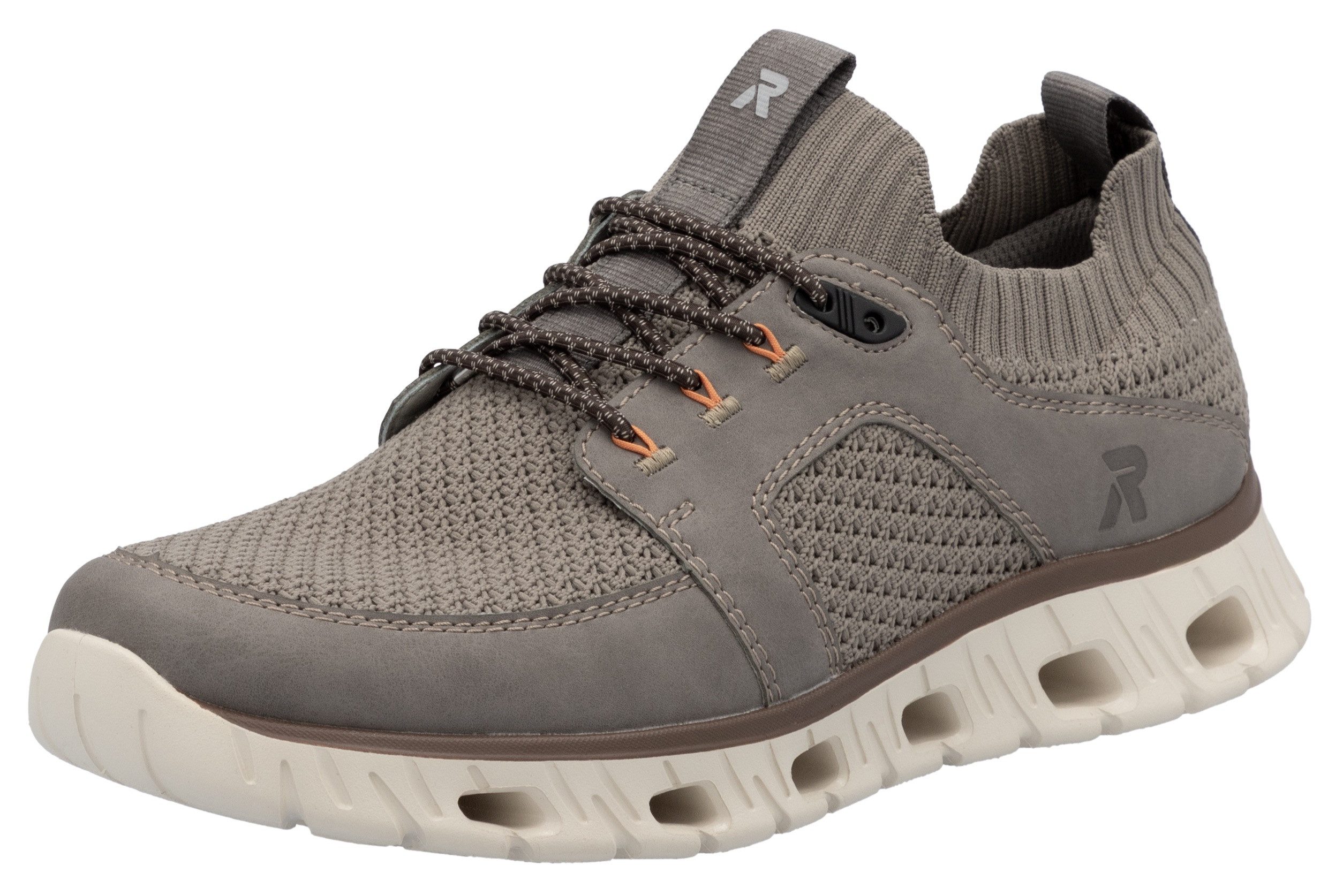 OTTO RIEKER Sport Slip-on sneakers , lage schoen, vrijetijdsschoen, slipper met modieuze loopzool heren lage sneakers maat 41 grijs