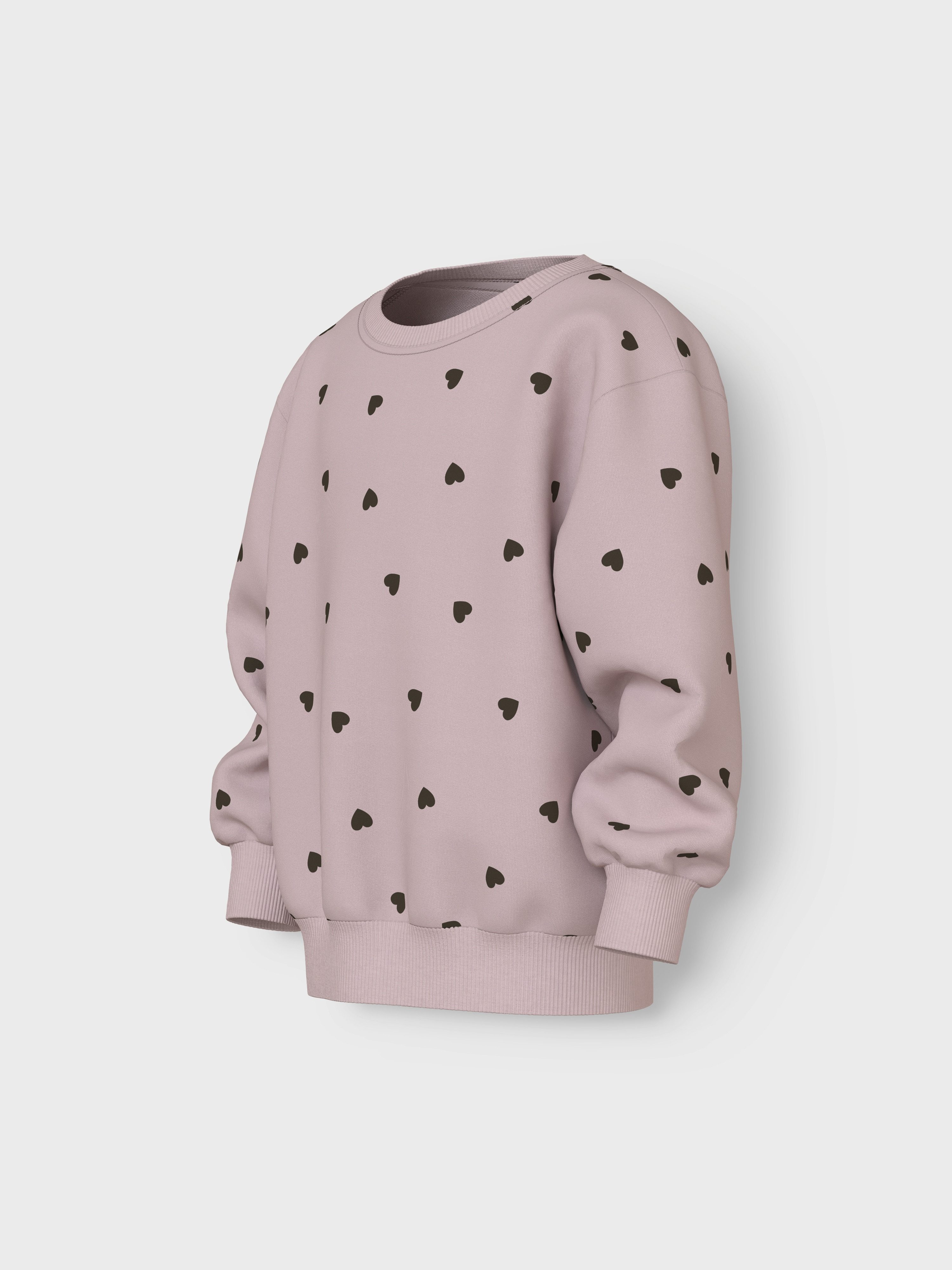 Name It Sweatshirt NMFNEHEART NREG SWEAT BRU