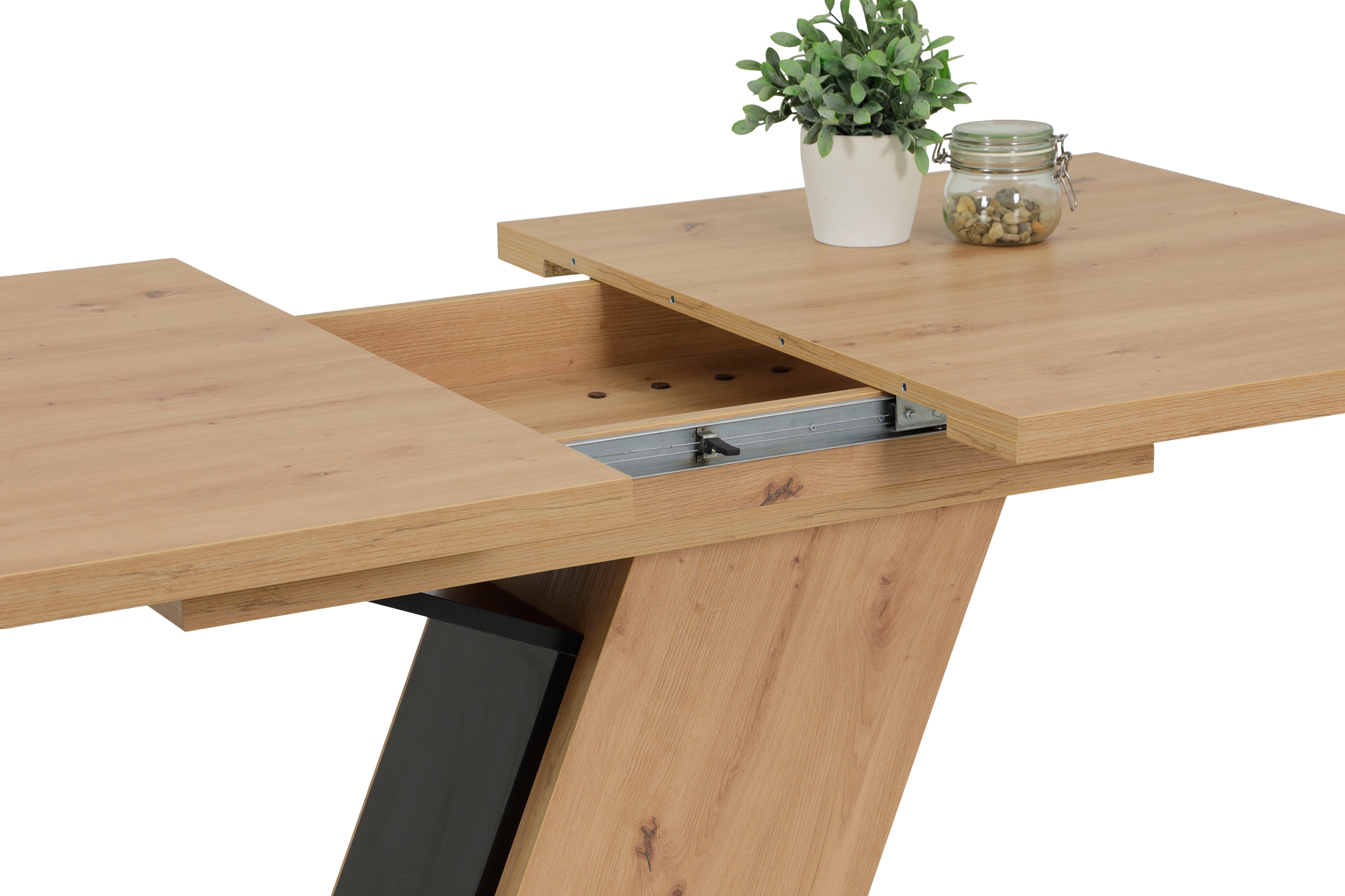 HELA Eethoek Luise I G Uittrekbare tafel 140 - 180 cm eetkamer bestseller (set, 4-delig)