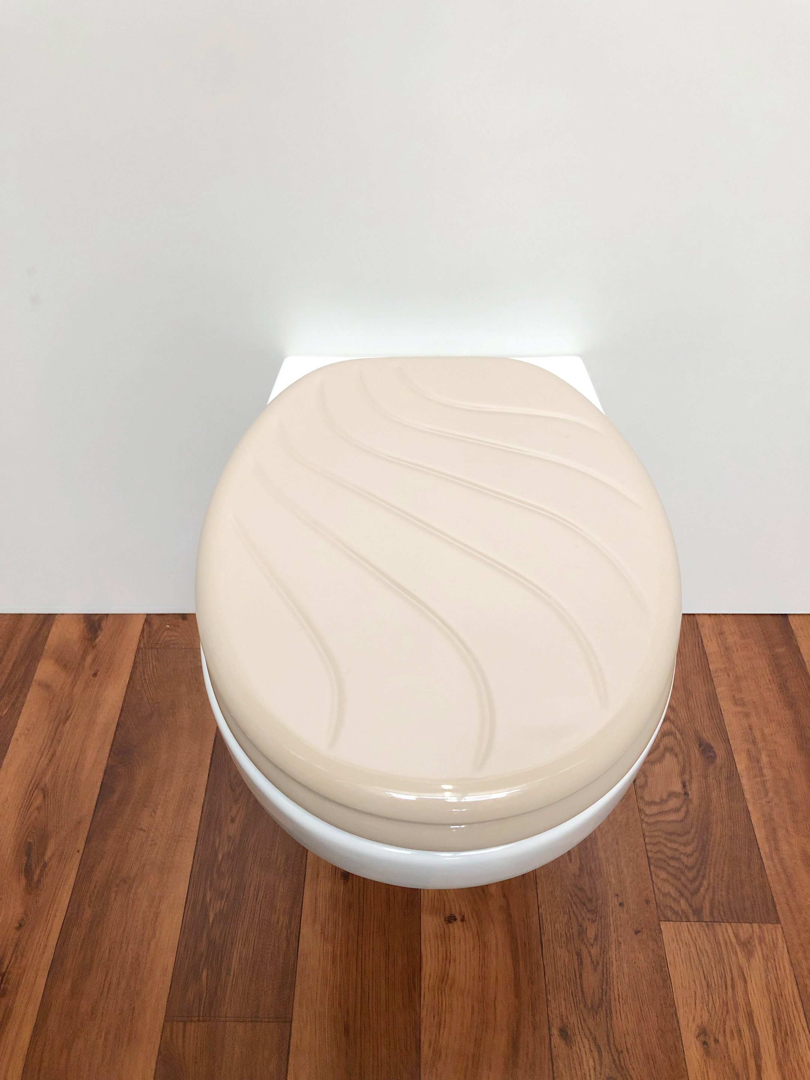 ADOB Toiletzitting Carina manhattan met messing verchroomde scharnieren