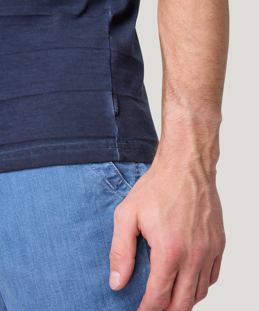 Pioneer Authentic Jeans T-shirt met streepmotief