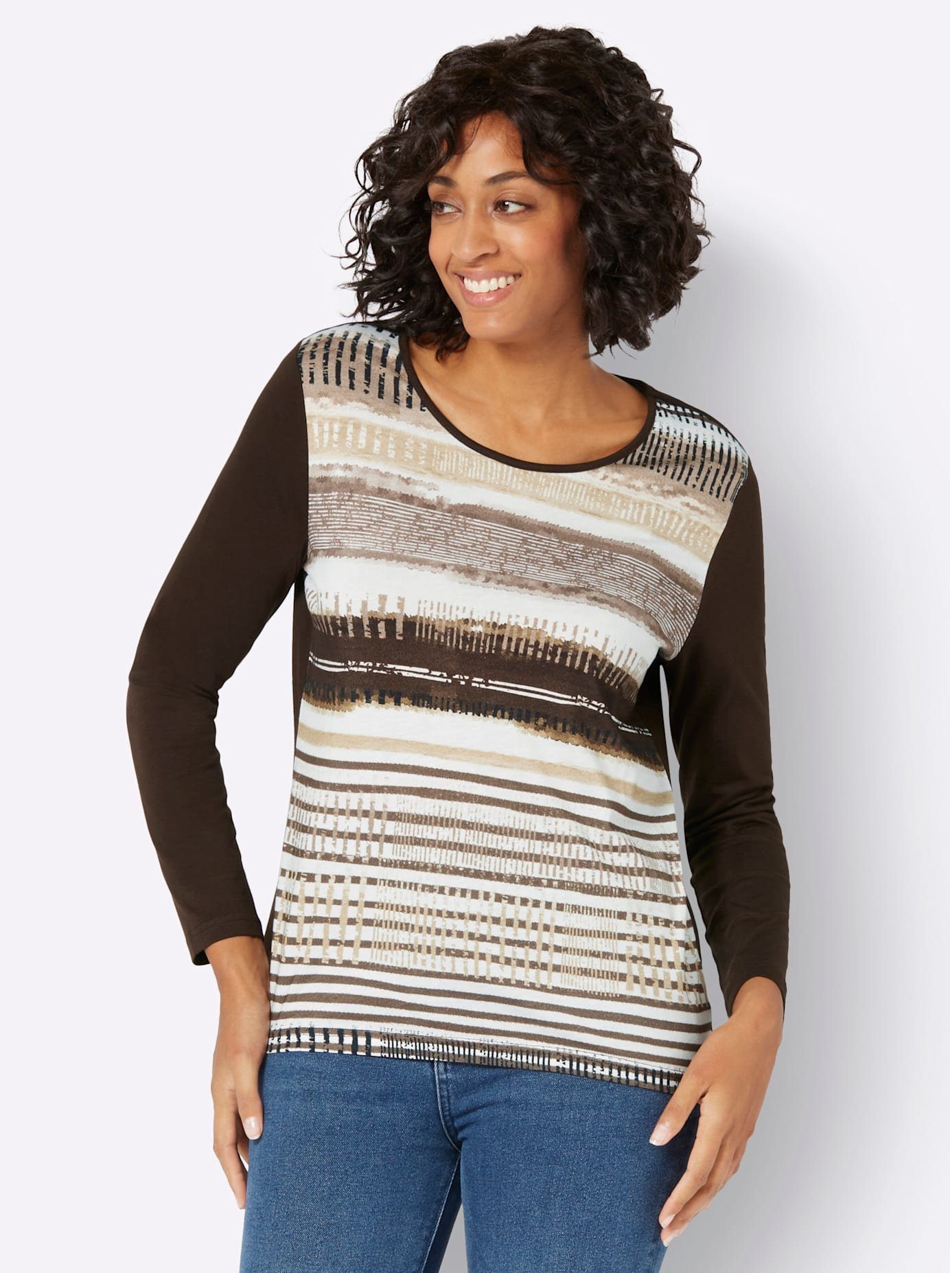 Casual Looks Shirt met lange mouwen Shirt (1-delig)