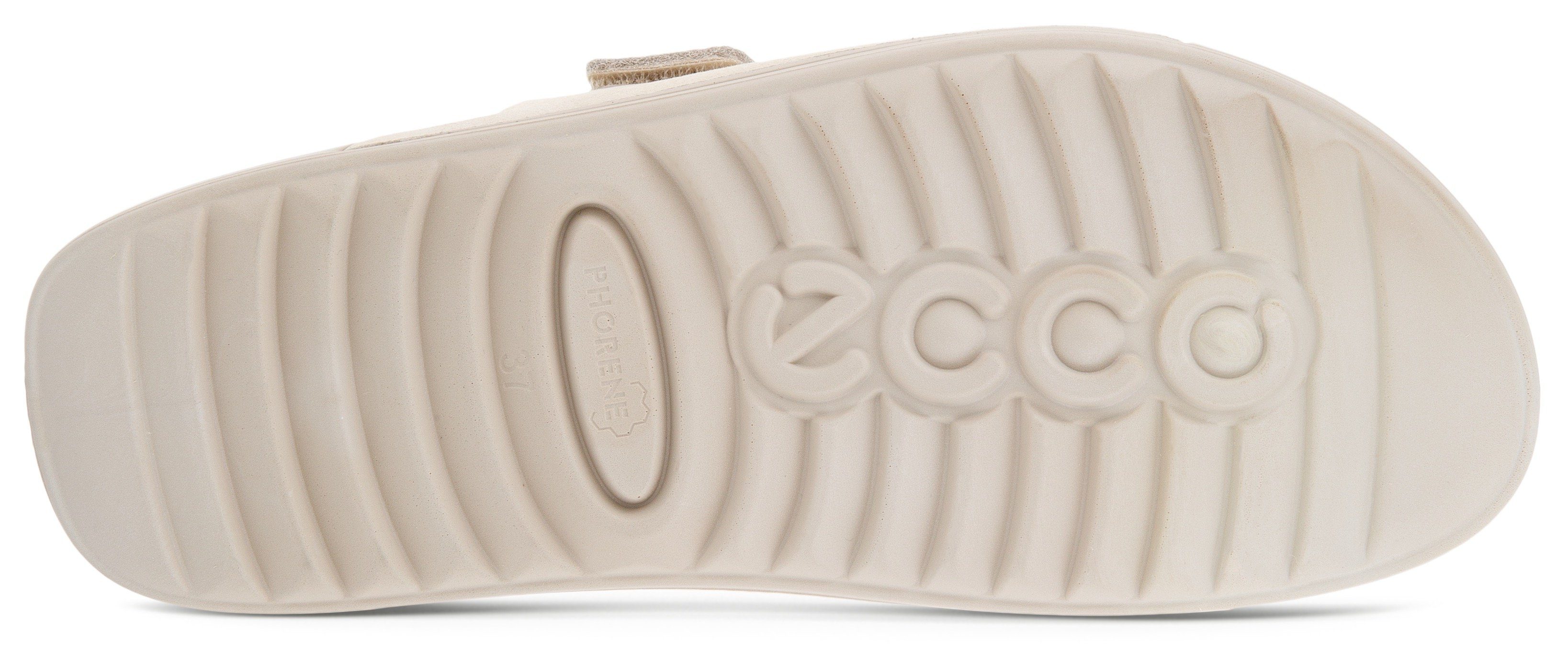 Ecco Slippers Cozmo W zomerschoen, slippers met twee klittenbandsluitingen