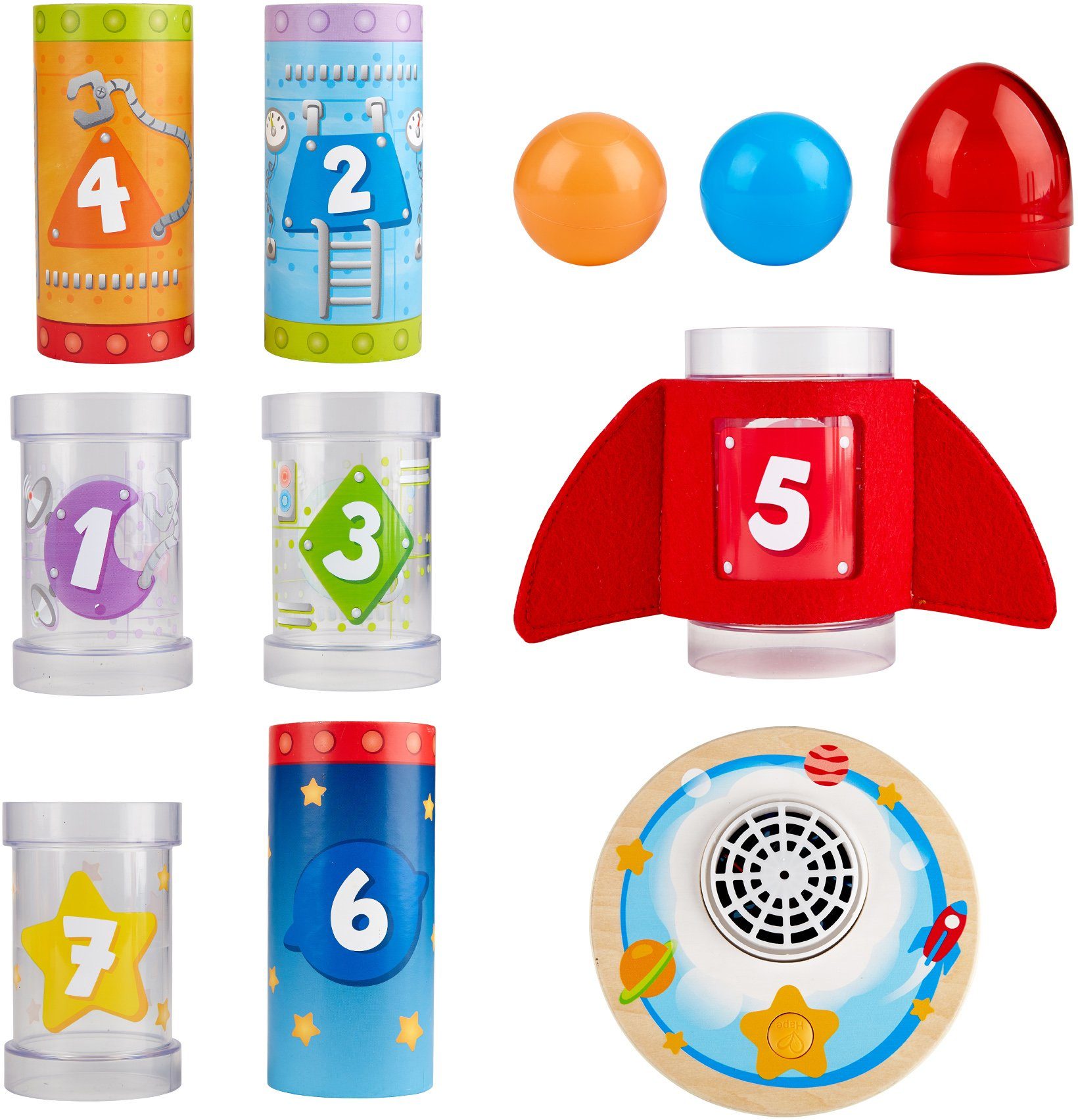 Hape Stapelspeelgoed Raketlanceerstation