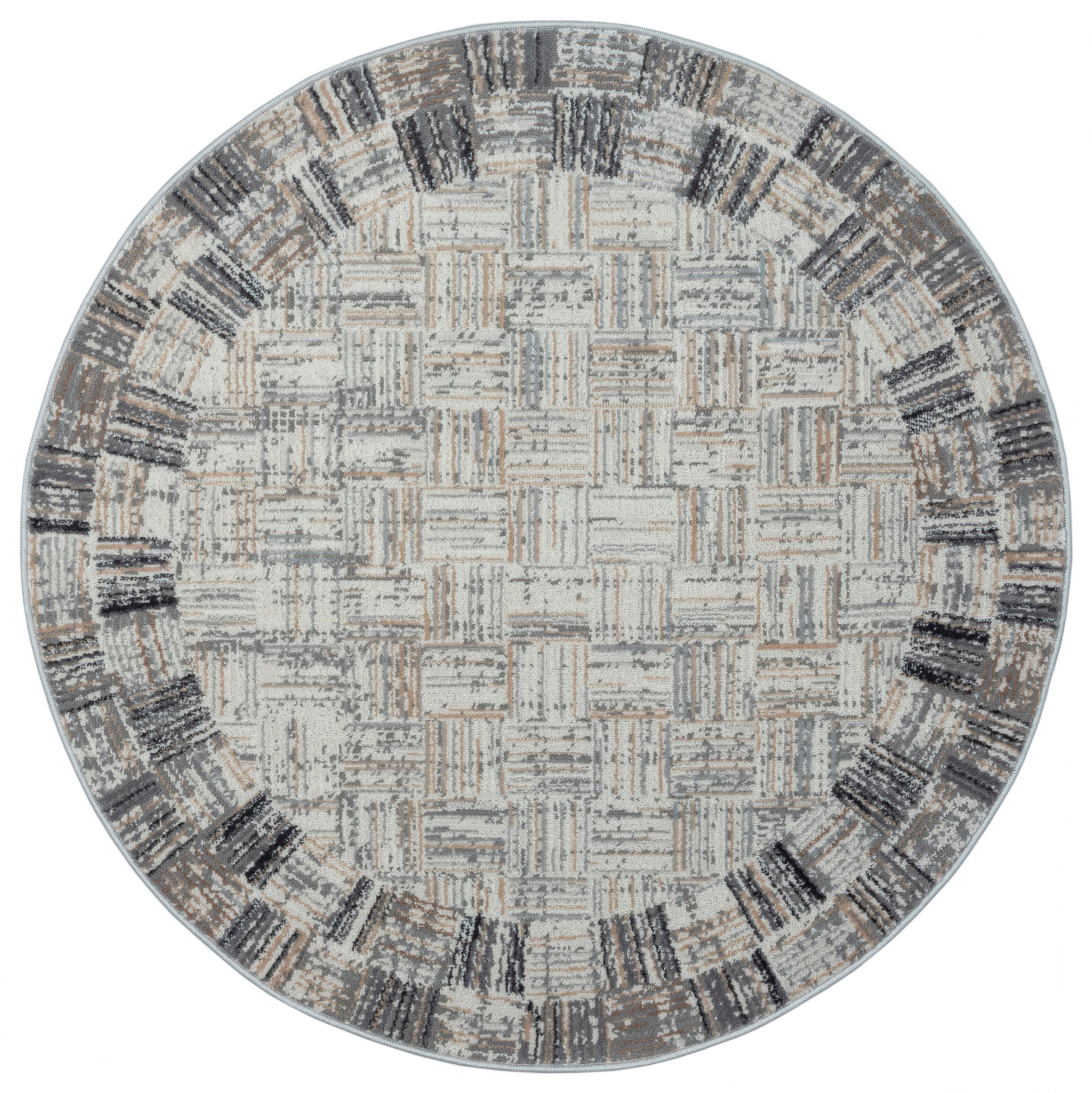 Myflair Möbel & Accessoires Vloerkleed My Mood Kortpolig Scandi-ontwerp met rand bijzonder zacht door microvezel