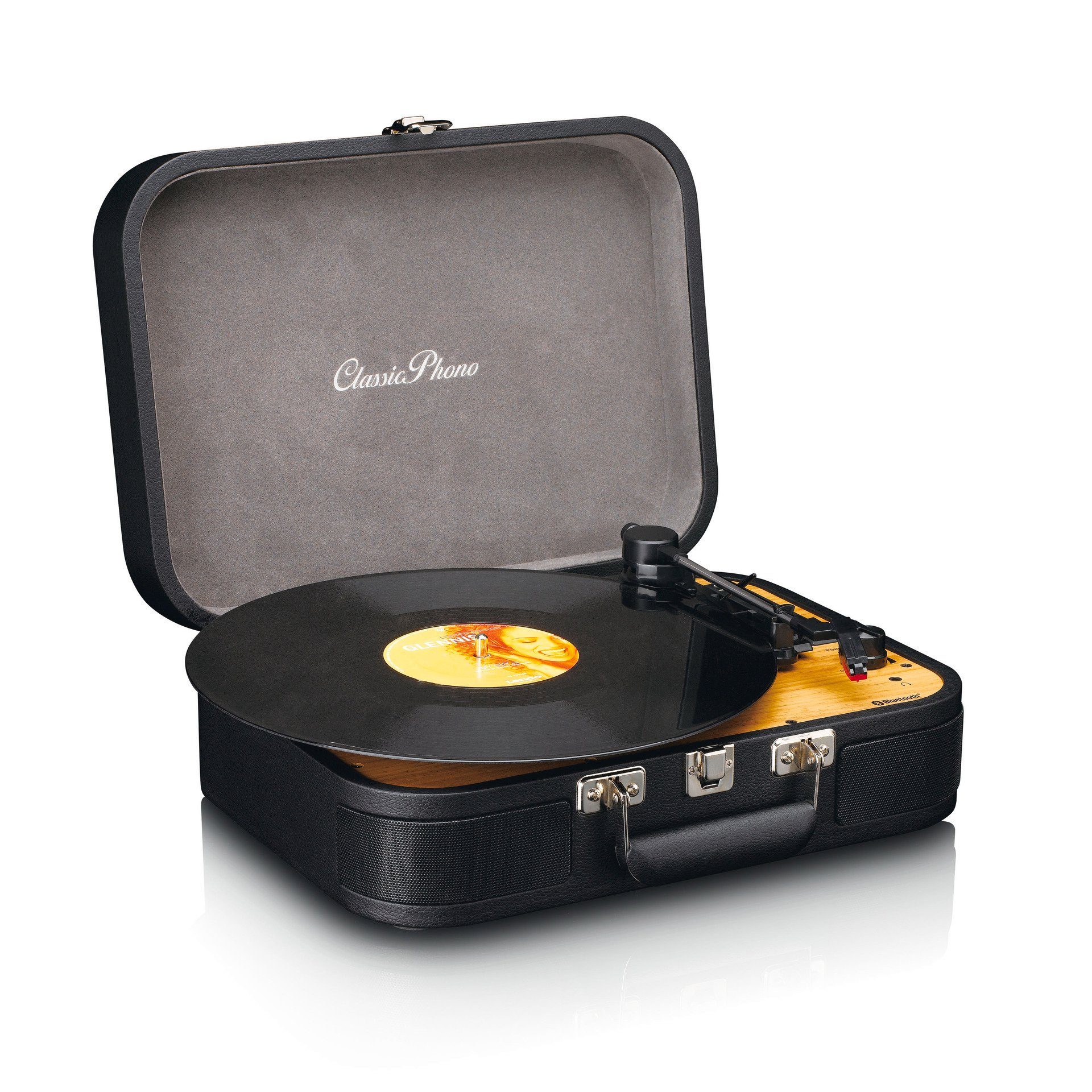 Lenco Platenspeler TT-116 Draagbare platenspeler in retrostijl met Bluetooth en USB