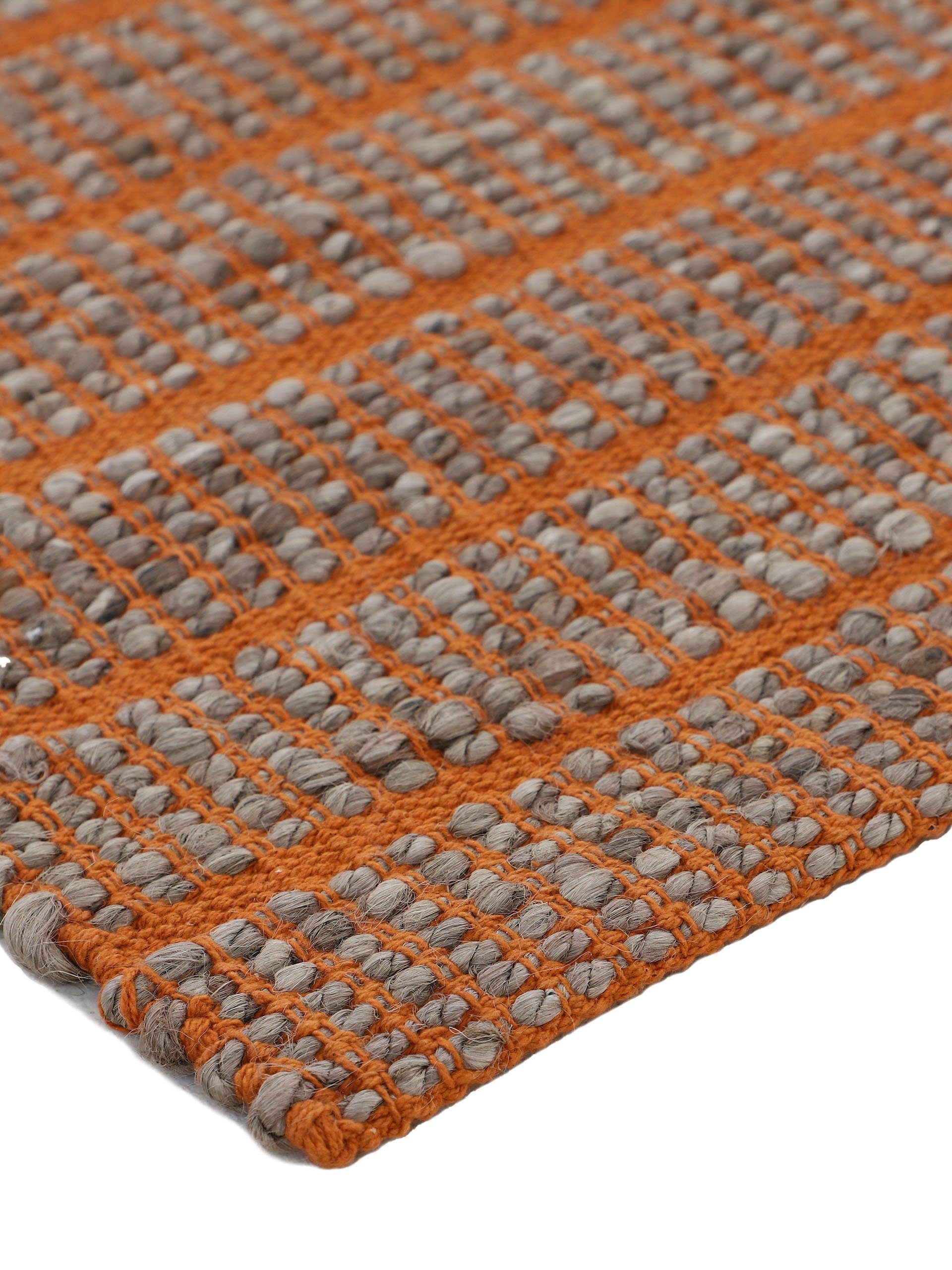 carpetfine Vloerkleed Lara Tweezijdig te gebruiken kleed van jute/katoen, woonkamer