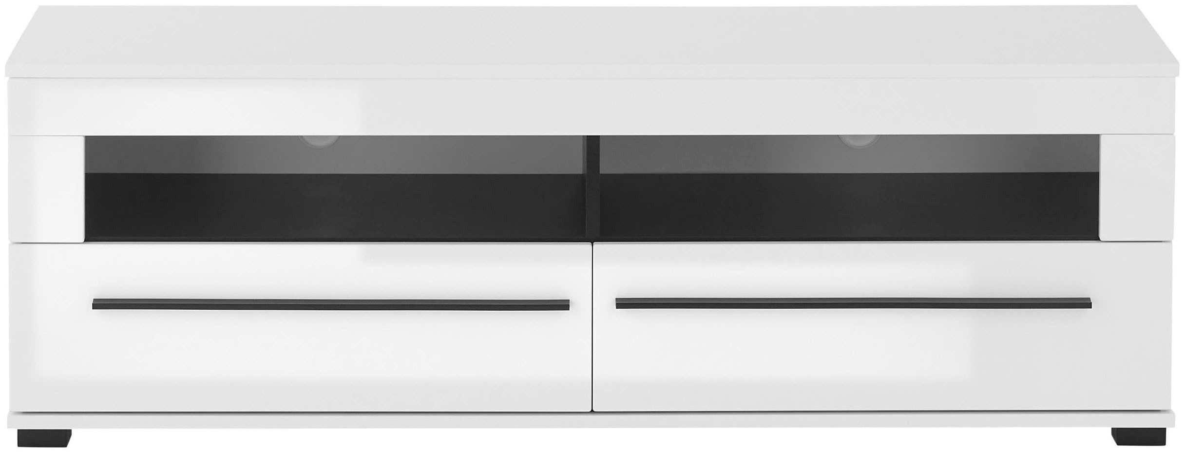 INOSIGN Tv-meubel Modern TV-meubel, commode in Eiken Evoke of wit zwarte stanggreep, voldoende opbergruimte, veelzijdig inzetbaar