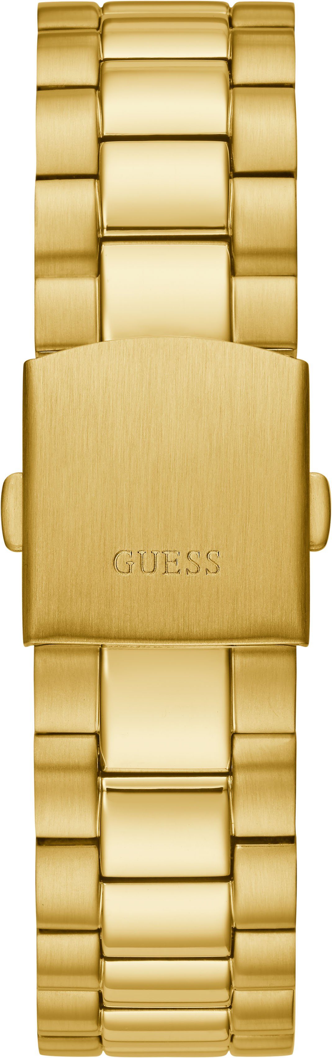 Guess Kwartshorloge CONNOISSEUR Armbanduhr, herenhorloge, datum, weekdag, roestvrijstalen band