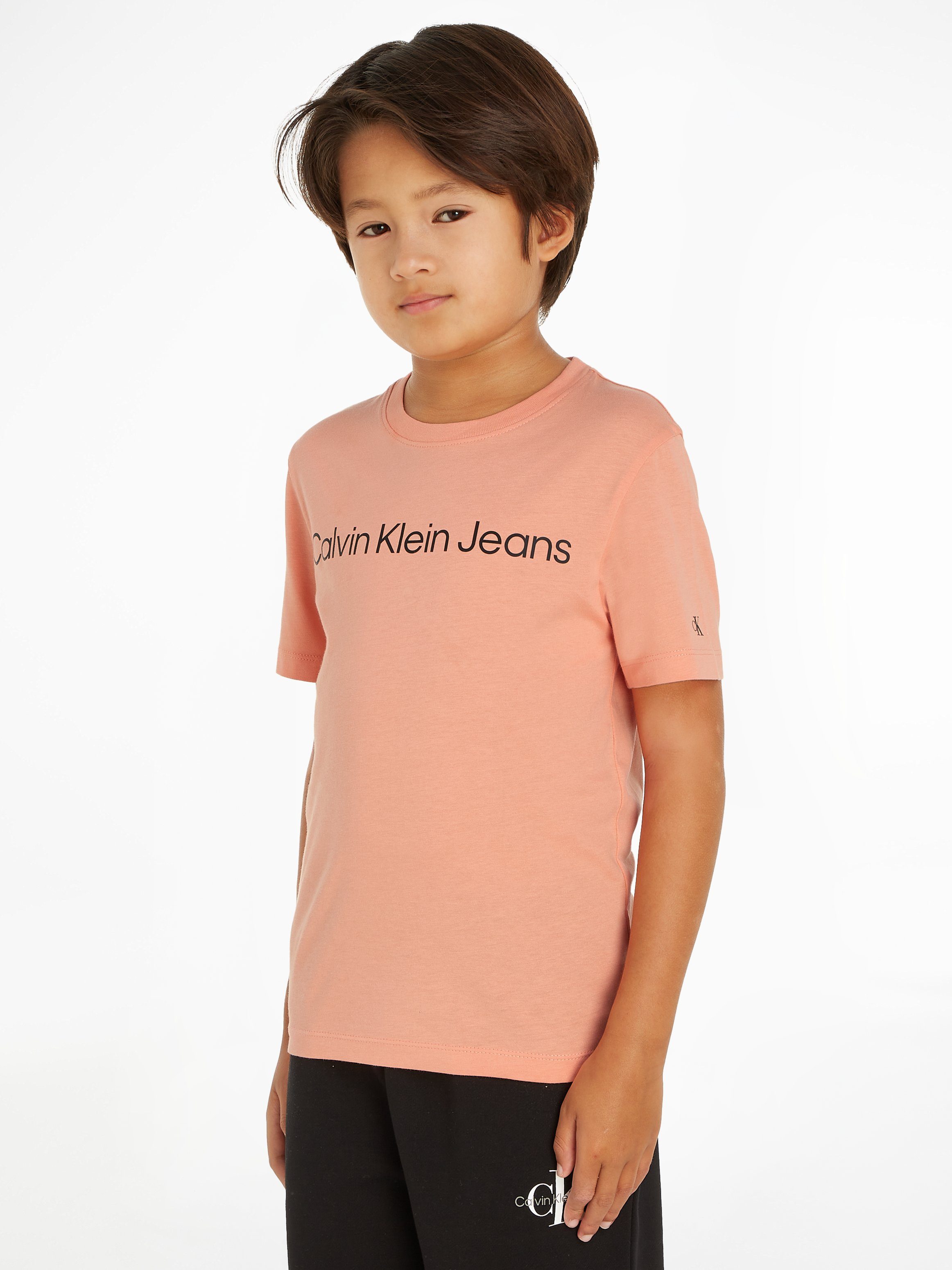 Calvin Klein Sweatshirt INST. LOGO SS T-SHIRT voor kinderen tot 16 jaar