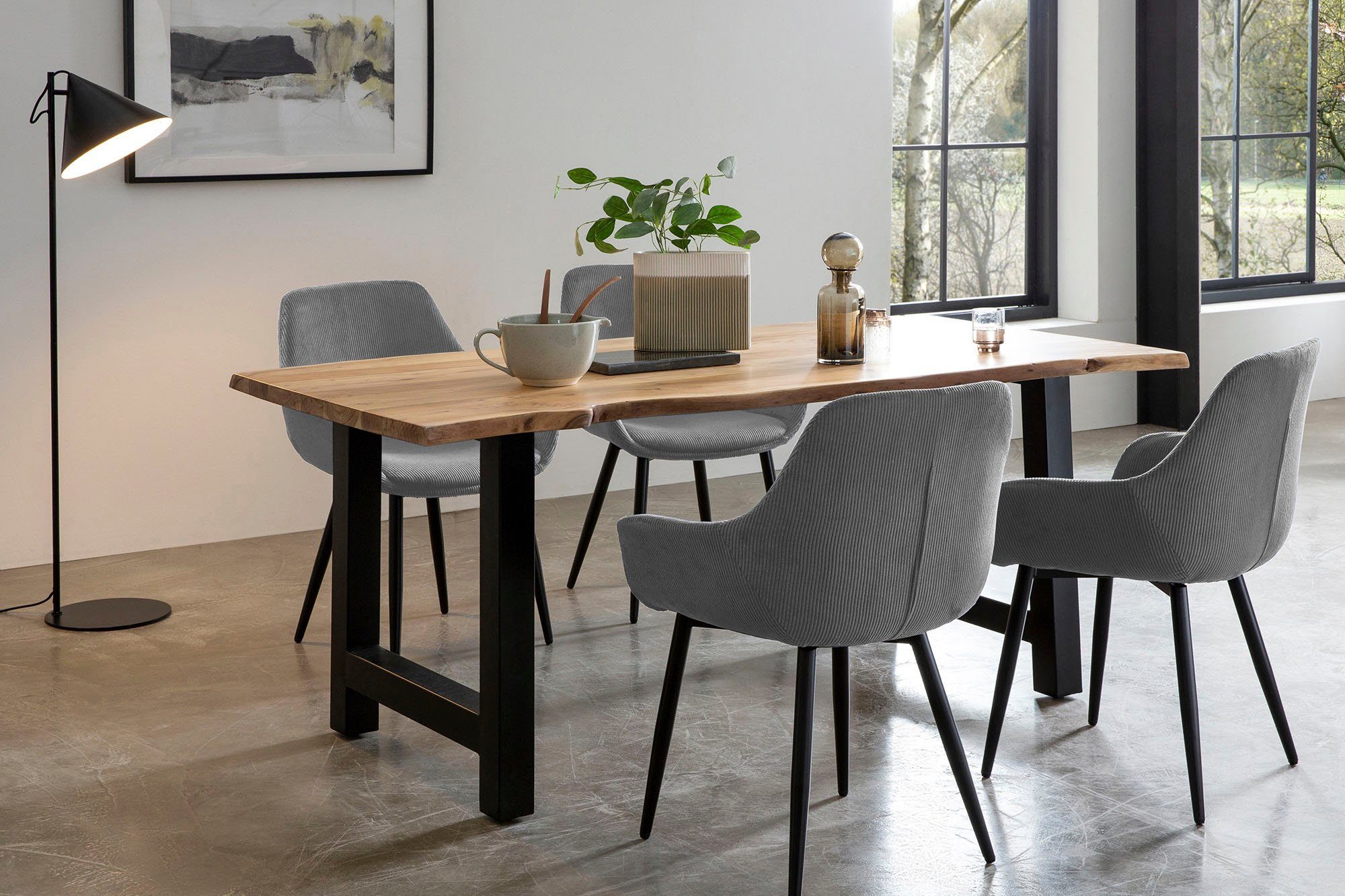 SalesFever Eettafel Massief hout geolied en tweevoudig gewaxt