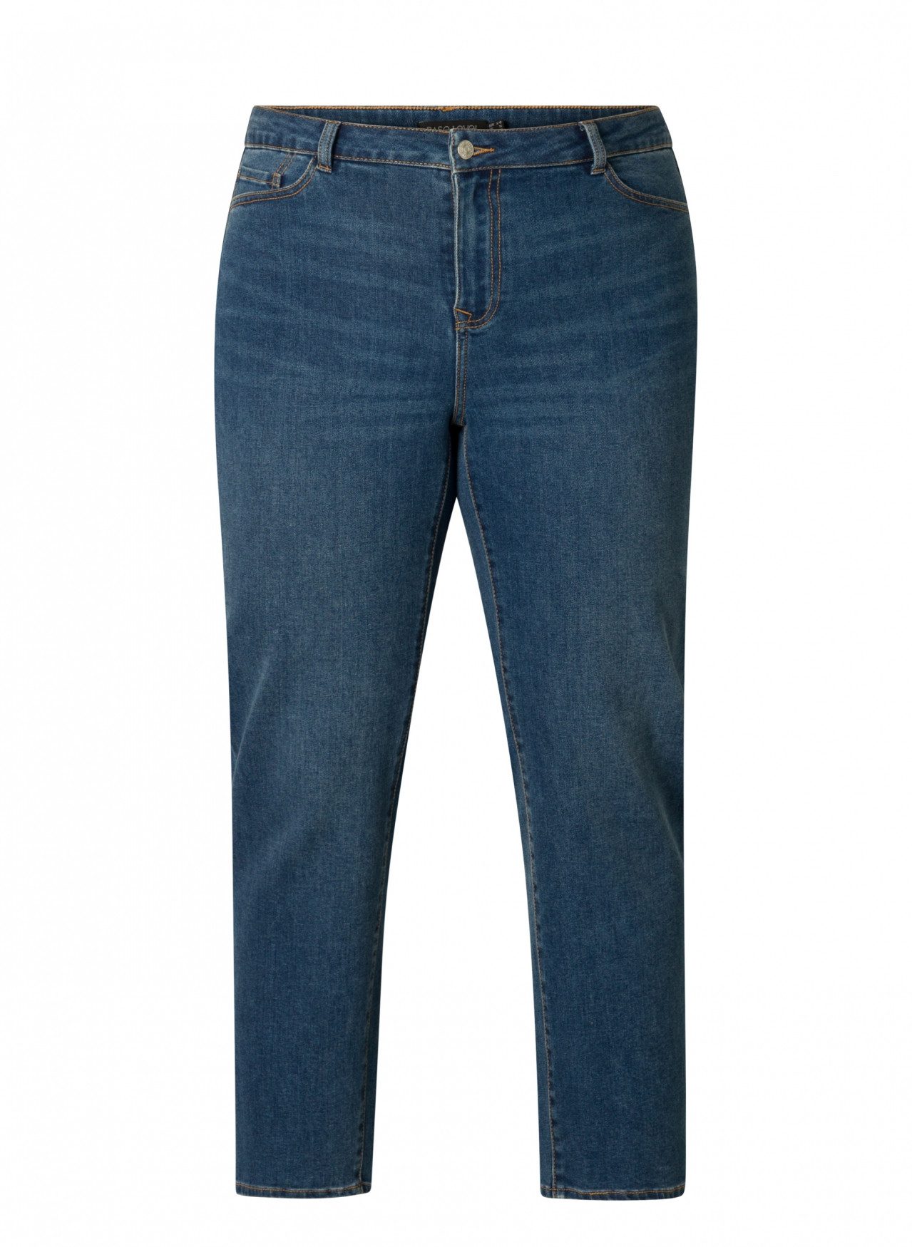 Base Level Curvy Slim fit jeans in grote maten