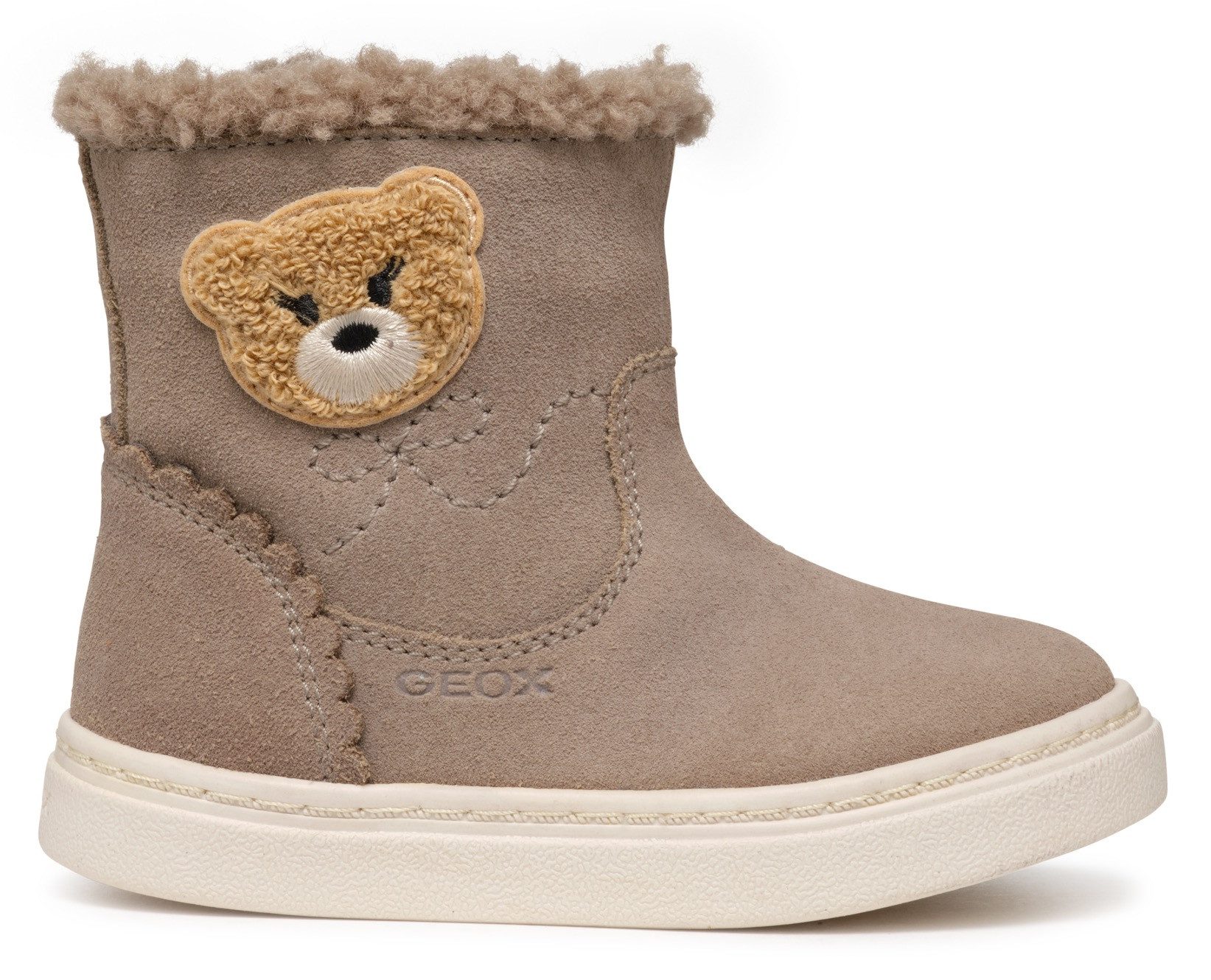 Geox Winterlaarzen B NASHIK GIRL A Klittenbandlaarzen, babylaarzen winterlaarzen met schattige patch