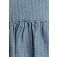 levi's jeansjurk sage denim dress met pofmouwen blauw