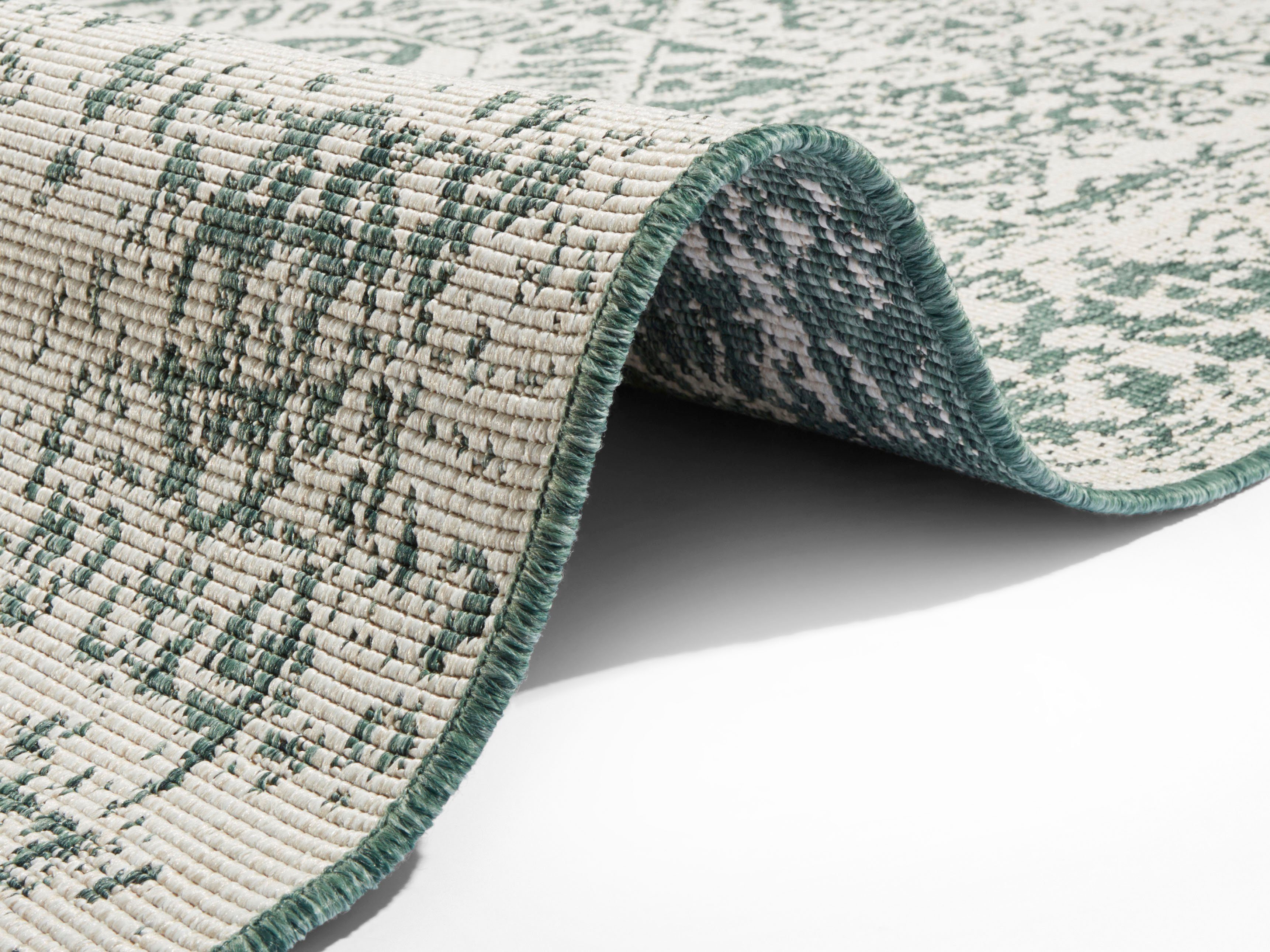 NORTHRUGS Vloerkleed Danao Geschikt voor binnen en buiten, robuust, gemakkelijk in onderhoud, platweefsel, keerbaar