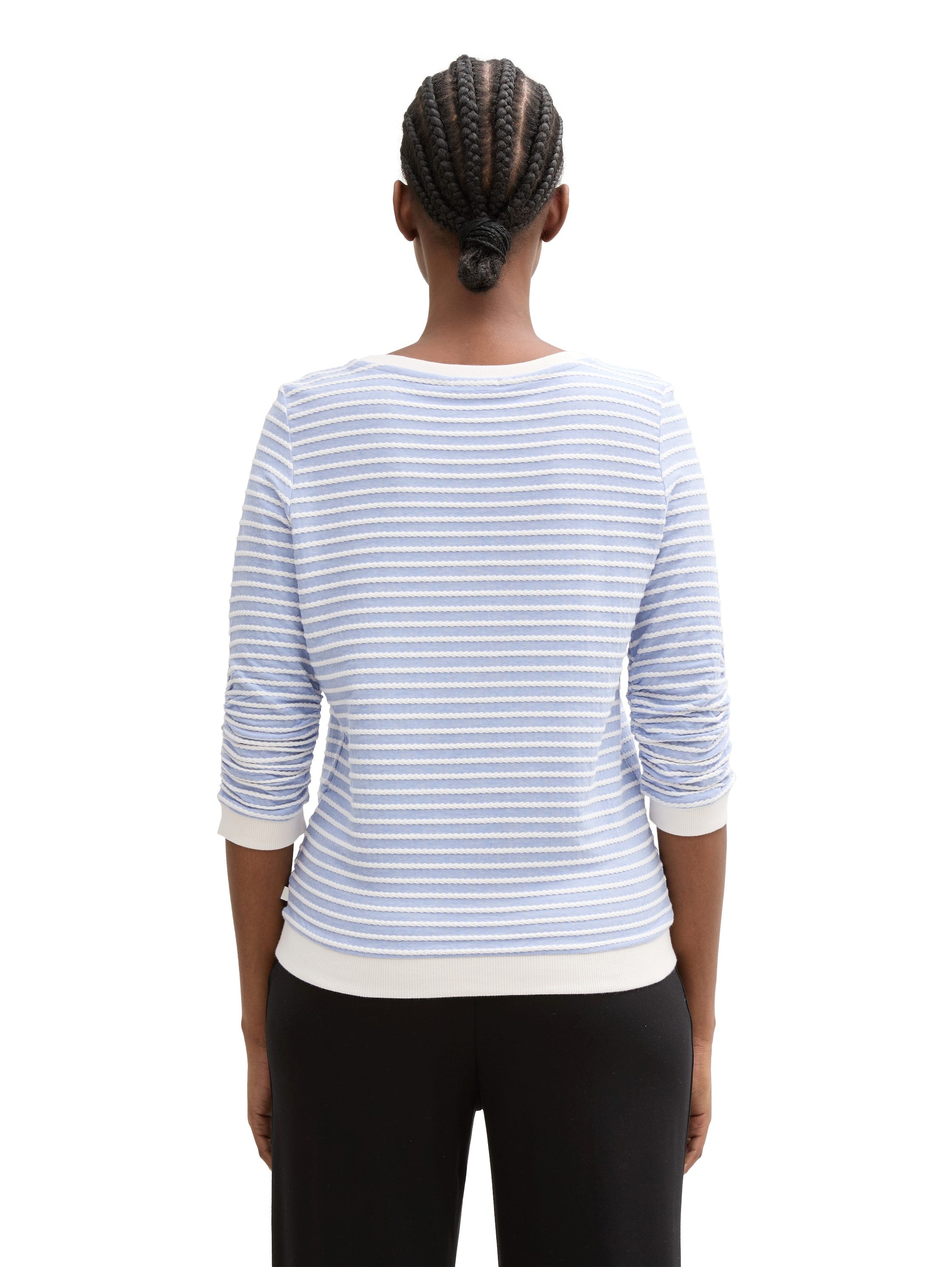 Tom Tailor Denim Sweatshirt met gestreepte look