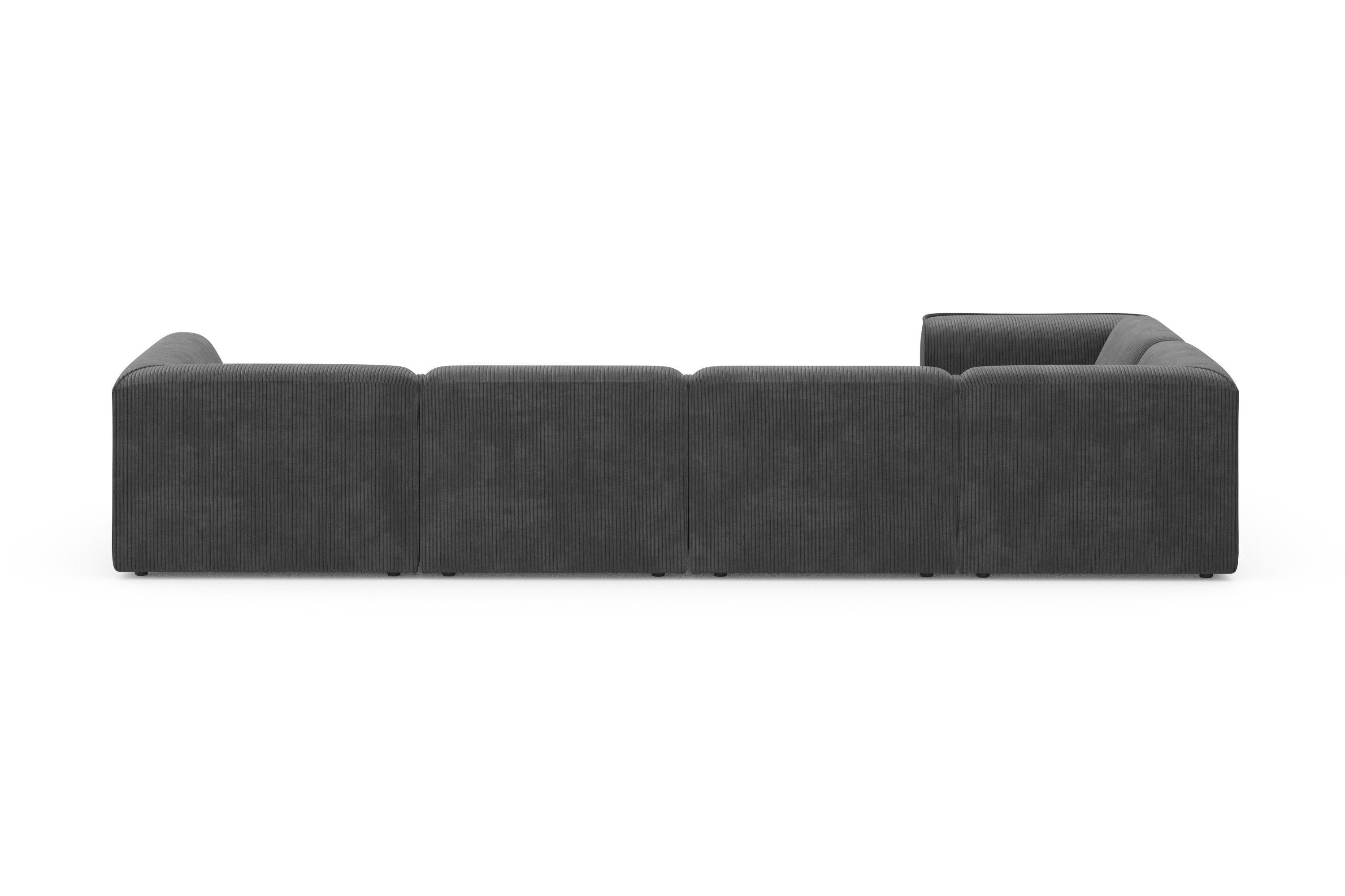 RAUM.ID Zithoek Merid U-vorm, altijd uitbreidbaar met modules, B/D/H: 367/206/70 cm
