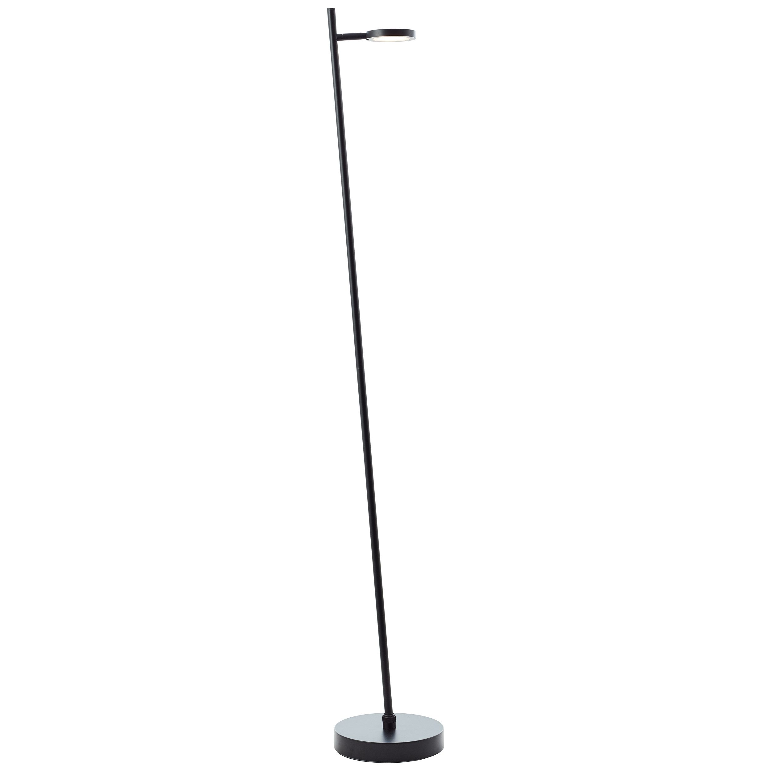 Brilliant Leuchten Led-staande lamp Pesso 135 x 25 x 20 cm, 600 lm, 3000 k, 3-traps dimbaar, kantelbaar, metaal