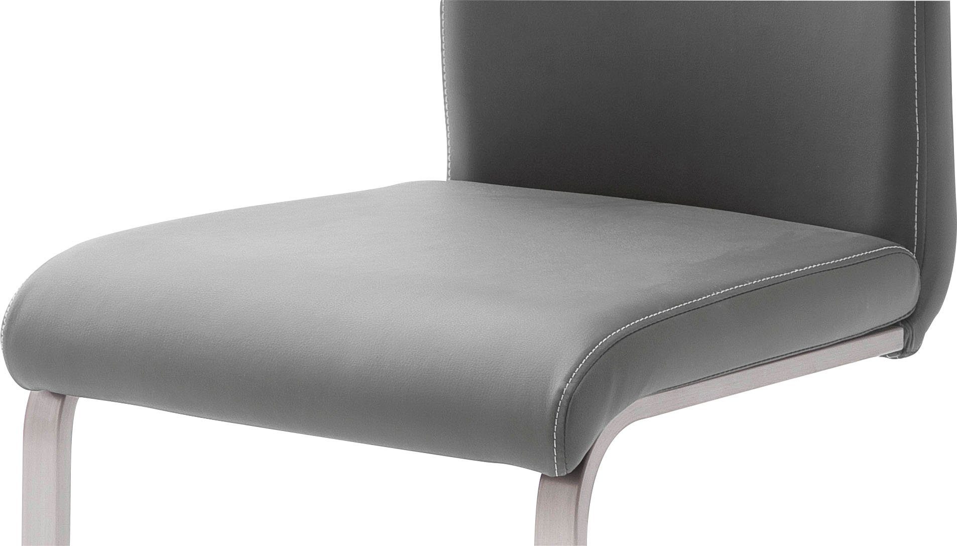 MCA furniture Vrijdragende stoel Paulo Stoel belastbaar tot 120 kg (set, 4 stuks)