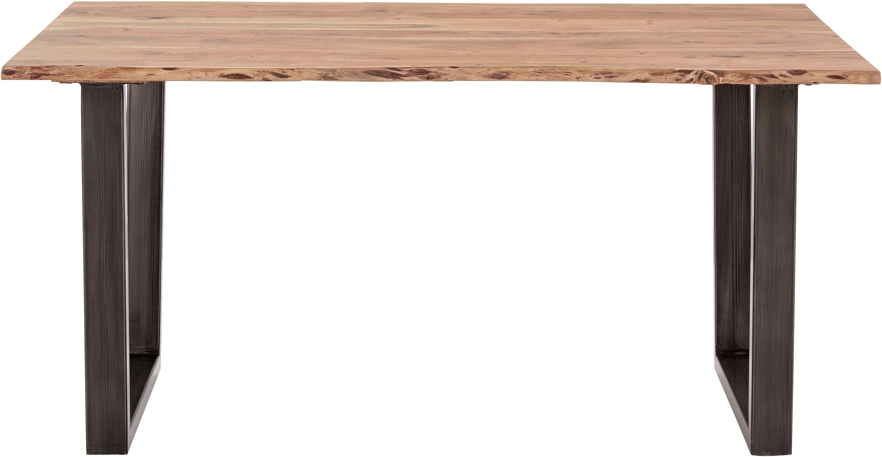MCA living Eettafel CALABRIA - CALABRIA Massief hout in boomstam-look