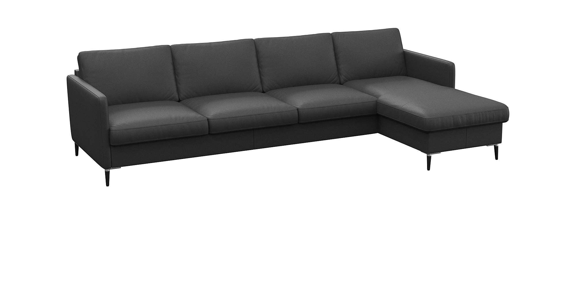FLEXLUX Hoekbank Fiore, L-vorm, comfortabel en aangenaam door hoogwaardige zitopbouw