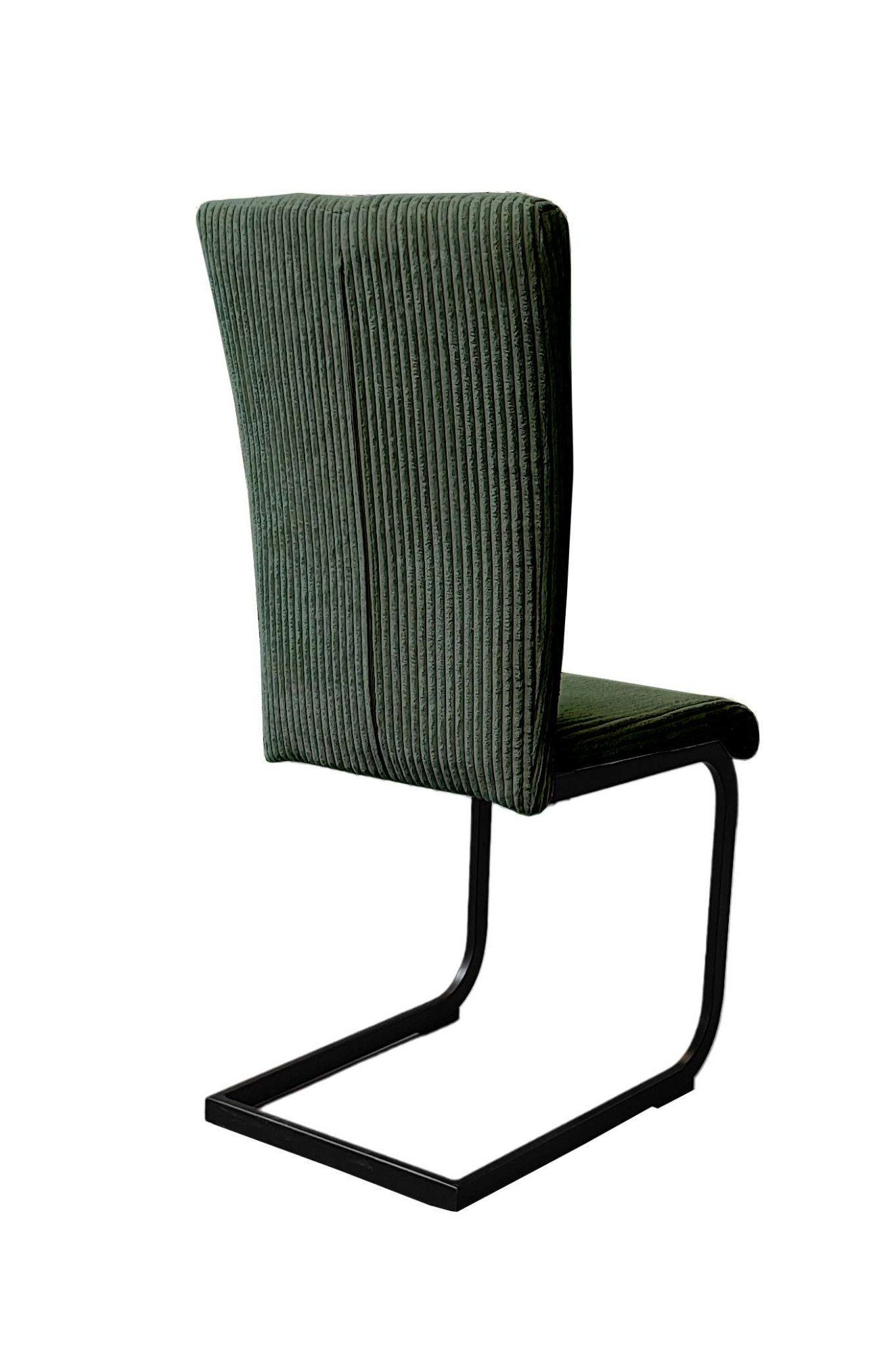 Home affaire Eethoek Oliver Hoekbank met golfvering in de zitting, tafel massief eiken (set, 4-delig)