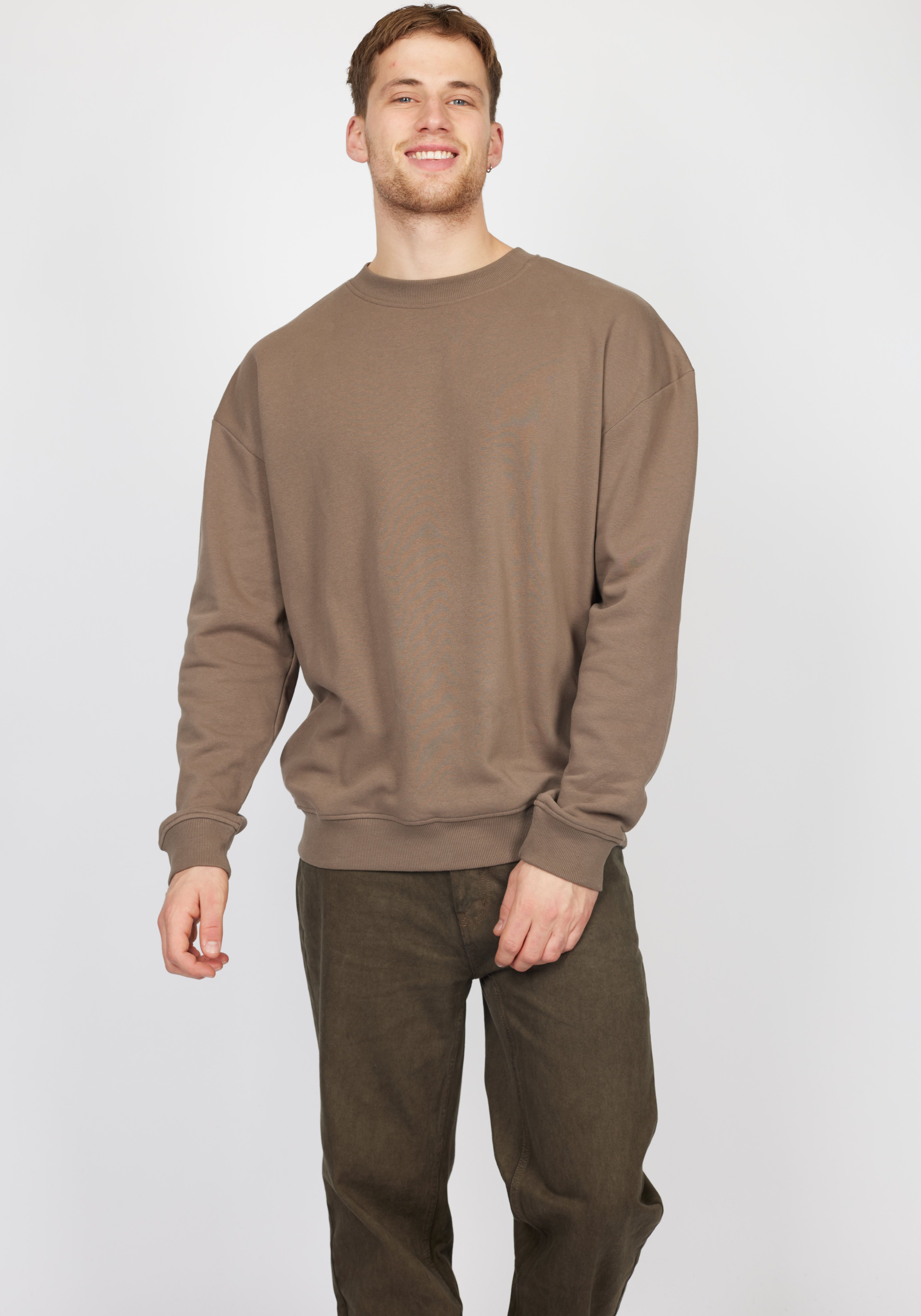 OTTO DENIM PROJECT Sweatshirt met teddybeer-print heren sweaters maat L bruin