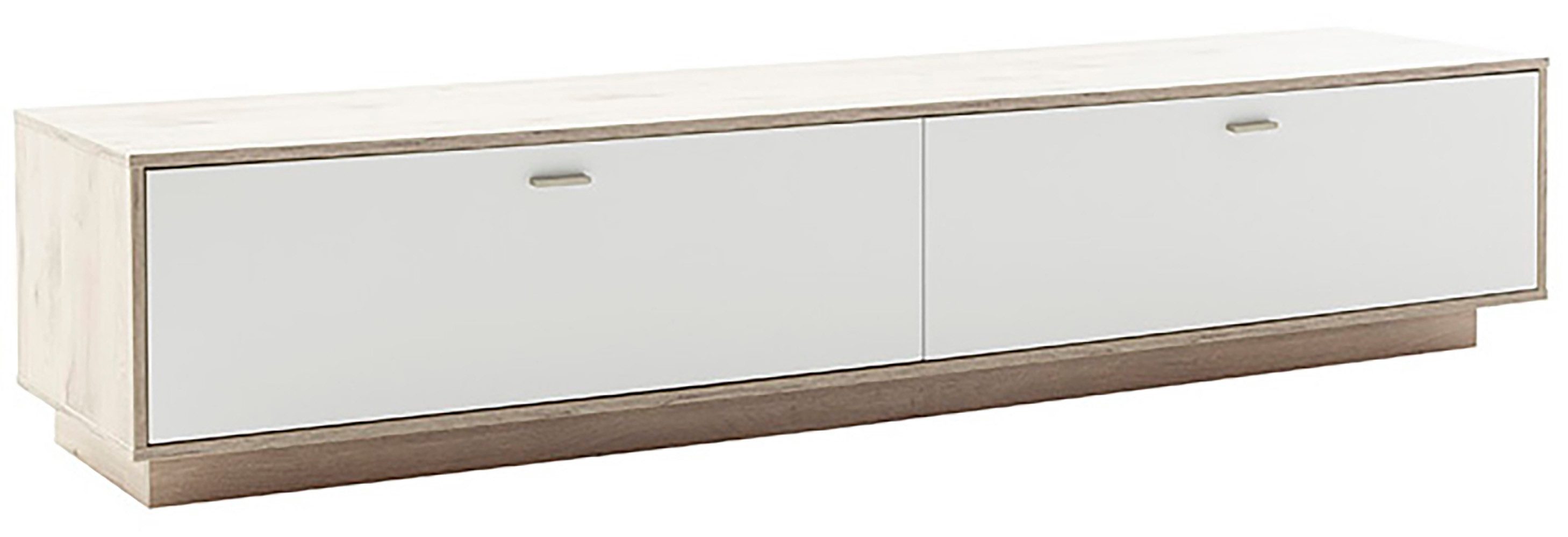 MCA furniture Tv-meubel SANTERNO met 2 lades, tv-grootte tot 80 inch, breedte 210 cm lowboards wit
