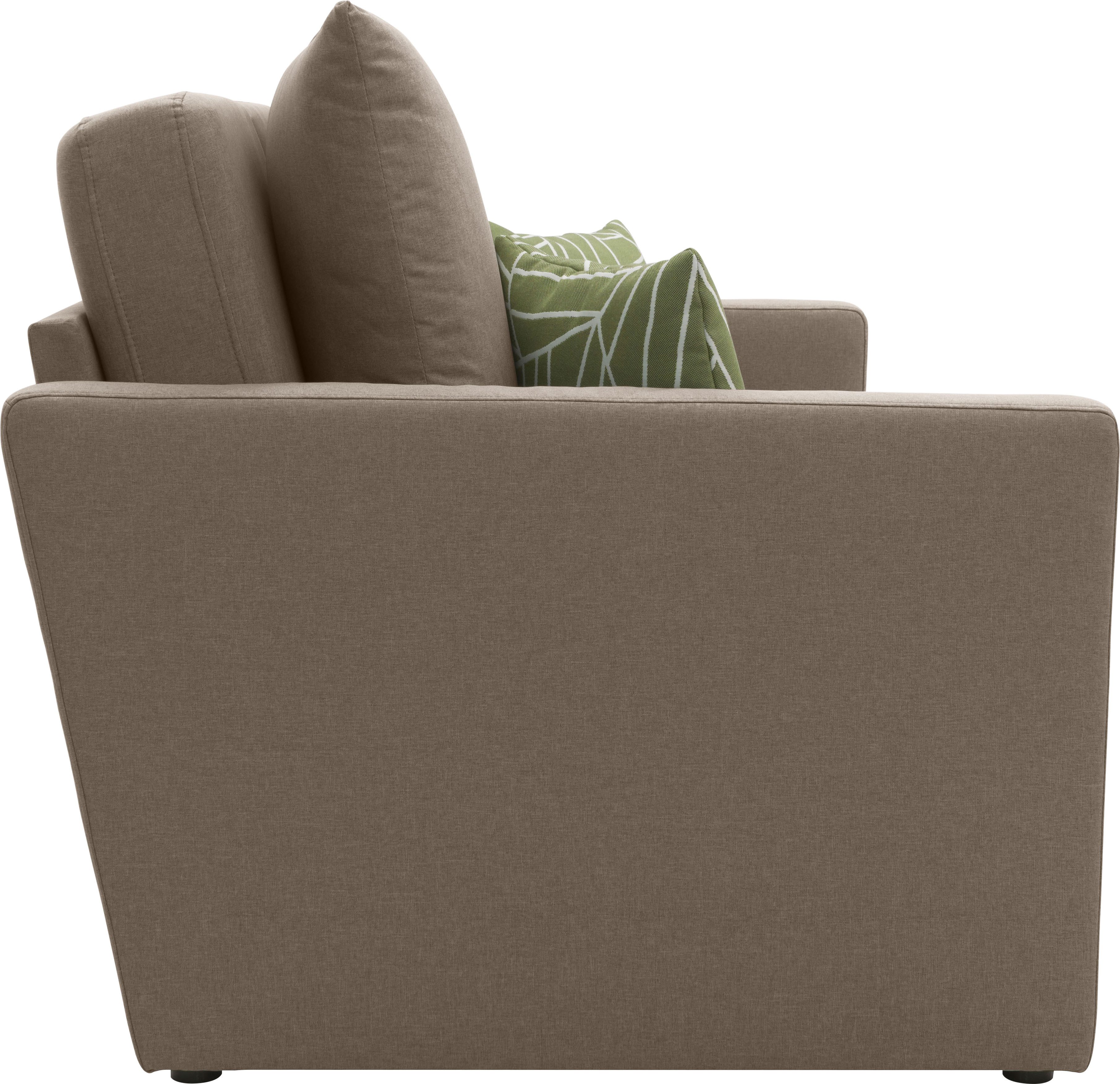 DOMO collection 2-zitsbank Slunce, buitenruimtewonder 2-zits inclusief 2 hockers, geschikt voor buiten