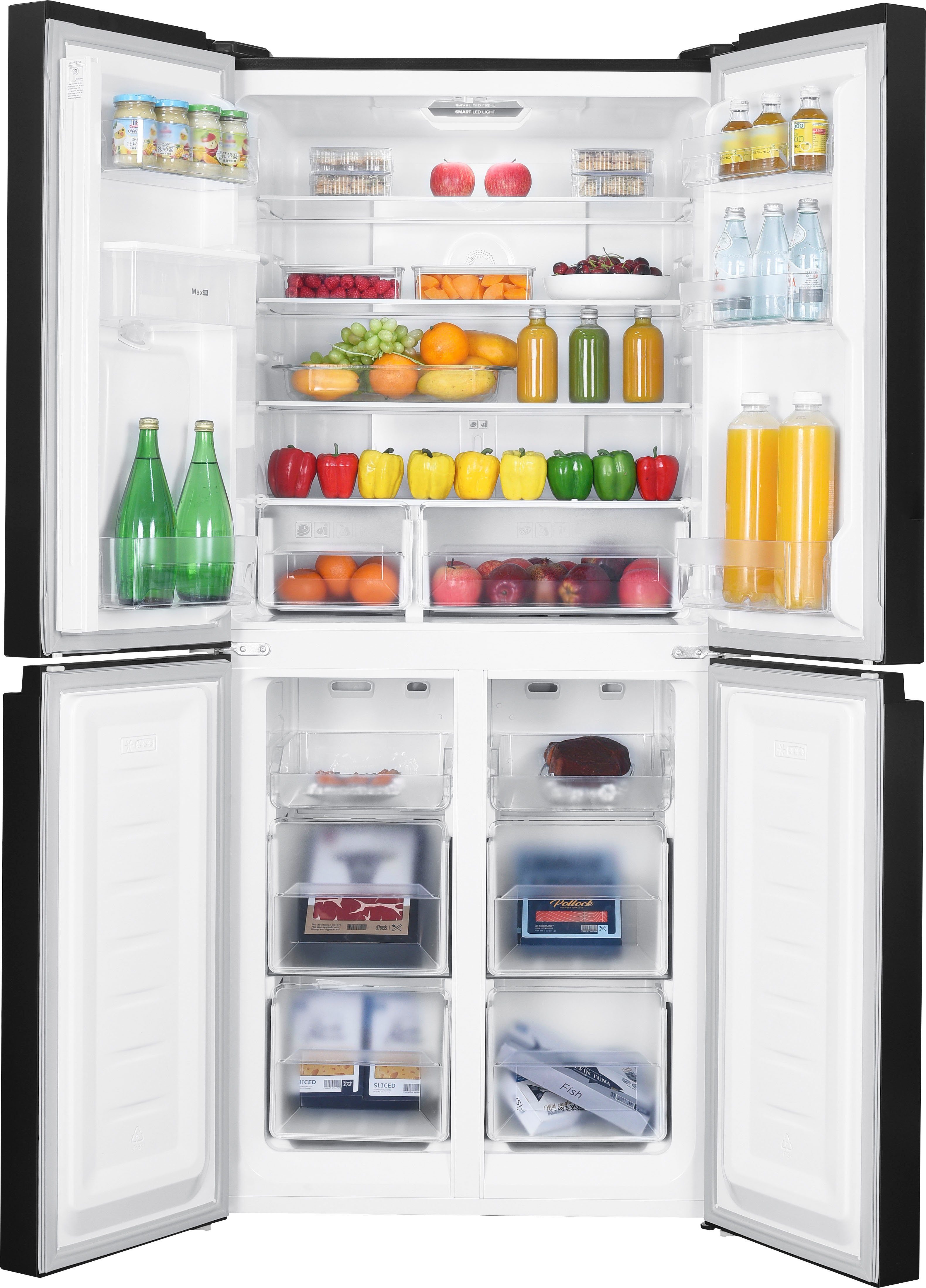 Hanseatic MultiDoor HCDC18080CI NoFrost, display, deuralarm