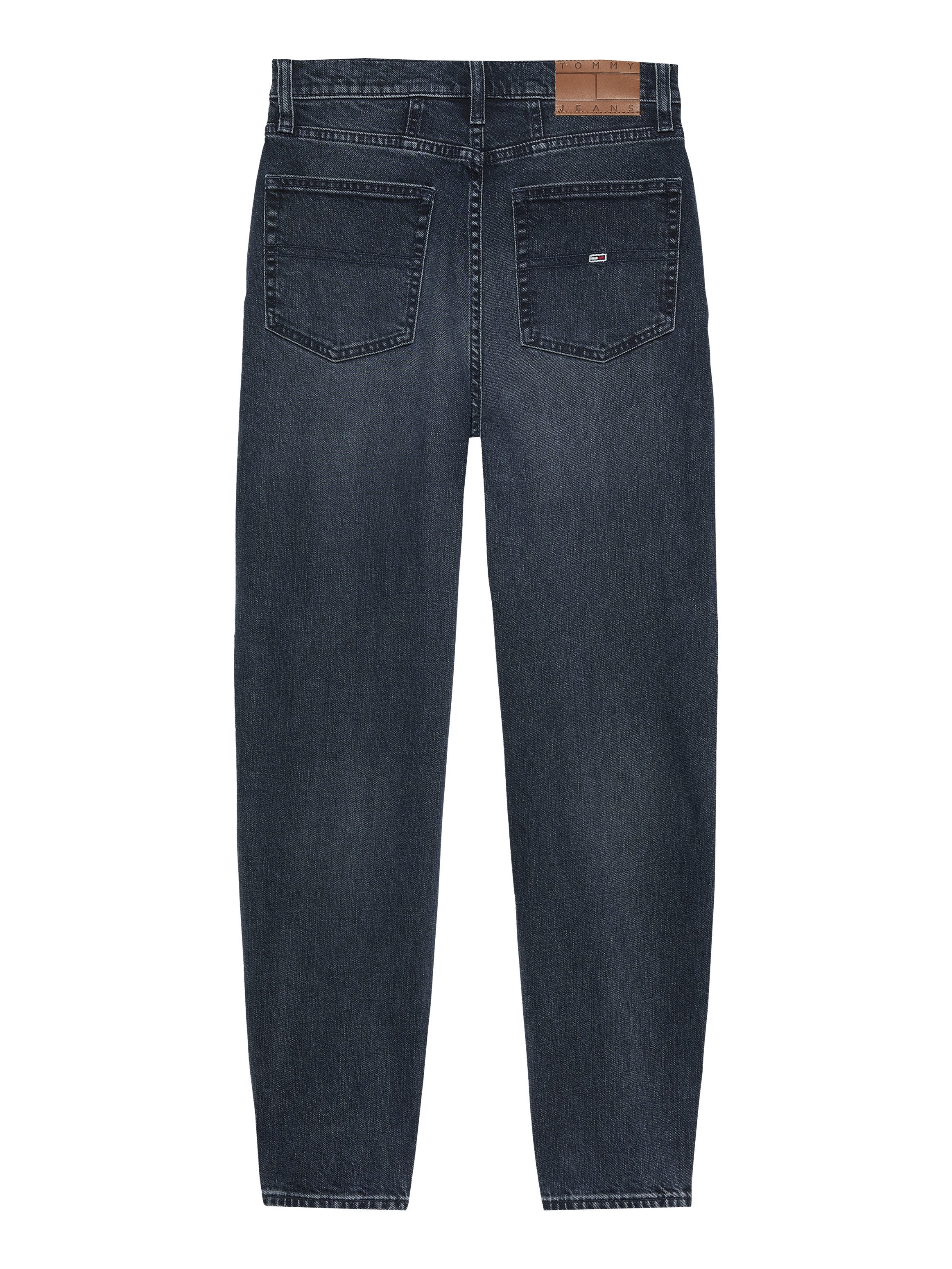 TOMMY JEANS Mom jeans High waist - Mom-Jeans Tapered met logo-borduurwerk, in enkelvrije lengte