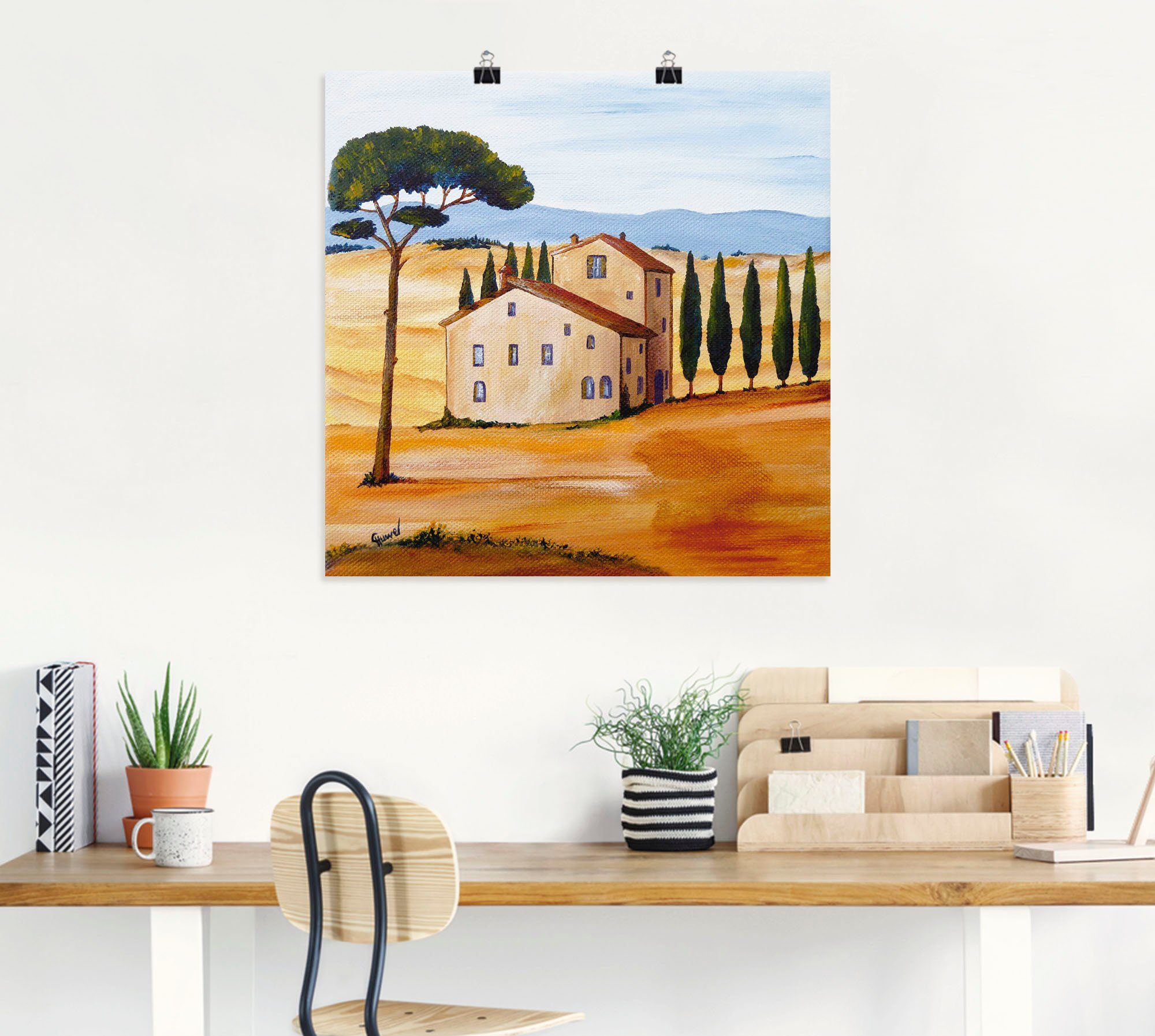 Artland Artprint Toscane Modern 1 als artprint op linnen, poster in verschillende formaten maten