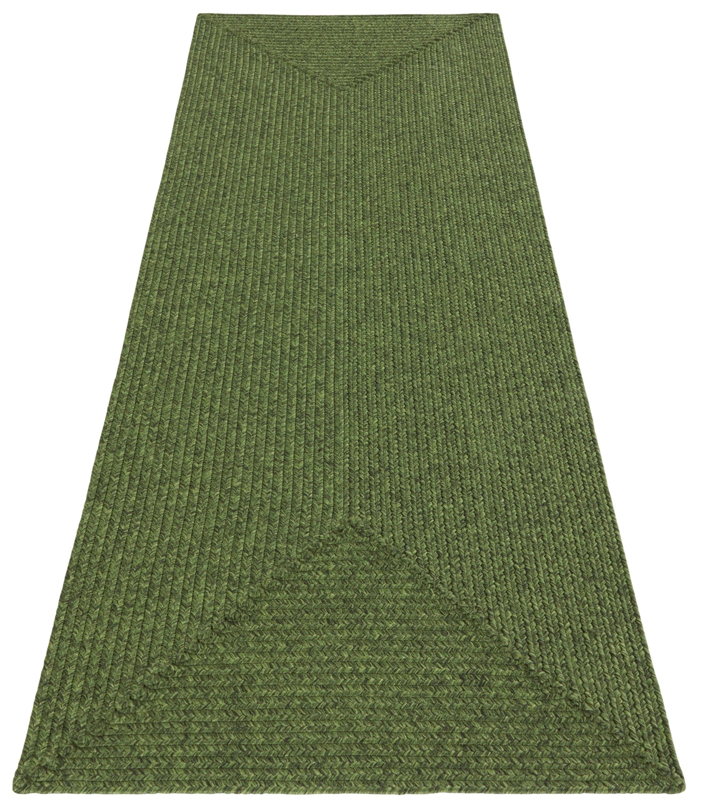 NORTHRUGS Vloerkleed Trenzado In- & outdoor, handgemaakt-look, loper, weerbestendig, balkon, woonkamer
