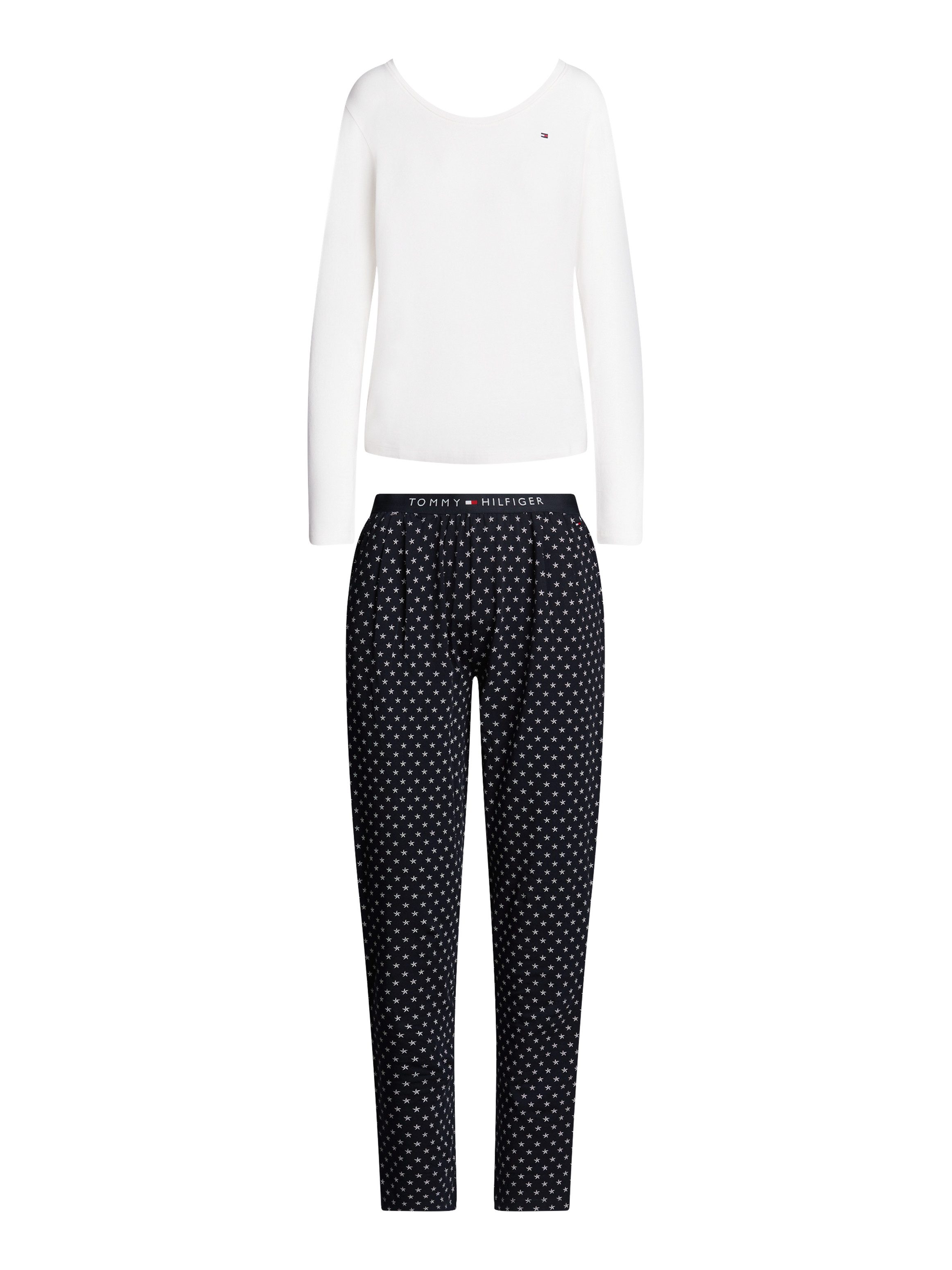 Tommy Hilfiger Underwear Pyjama LS JERSEY PJ SET (set 2-delig 2-delig)