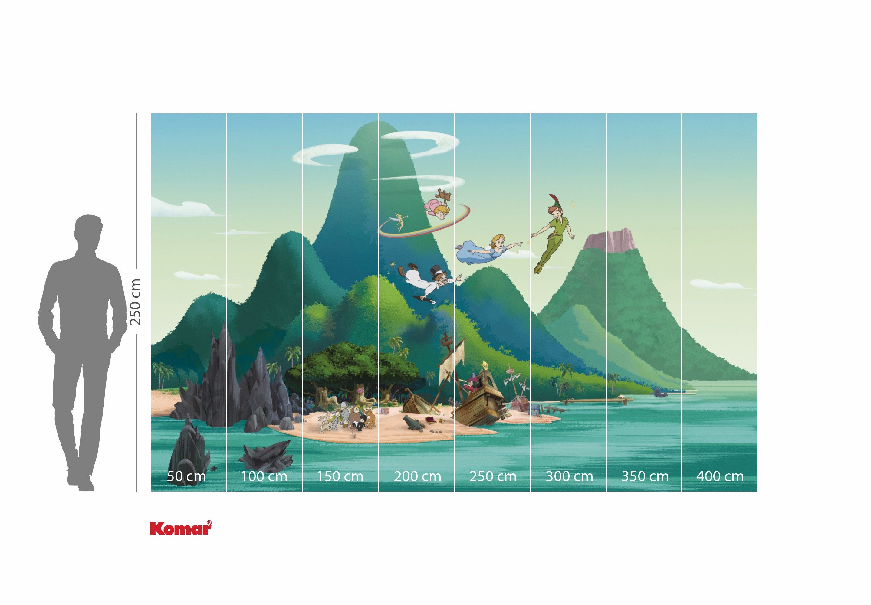 Komar Kinderbehang Disney Peter Pan And the Lost Boys (1 stuk)