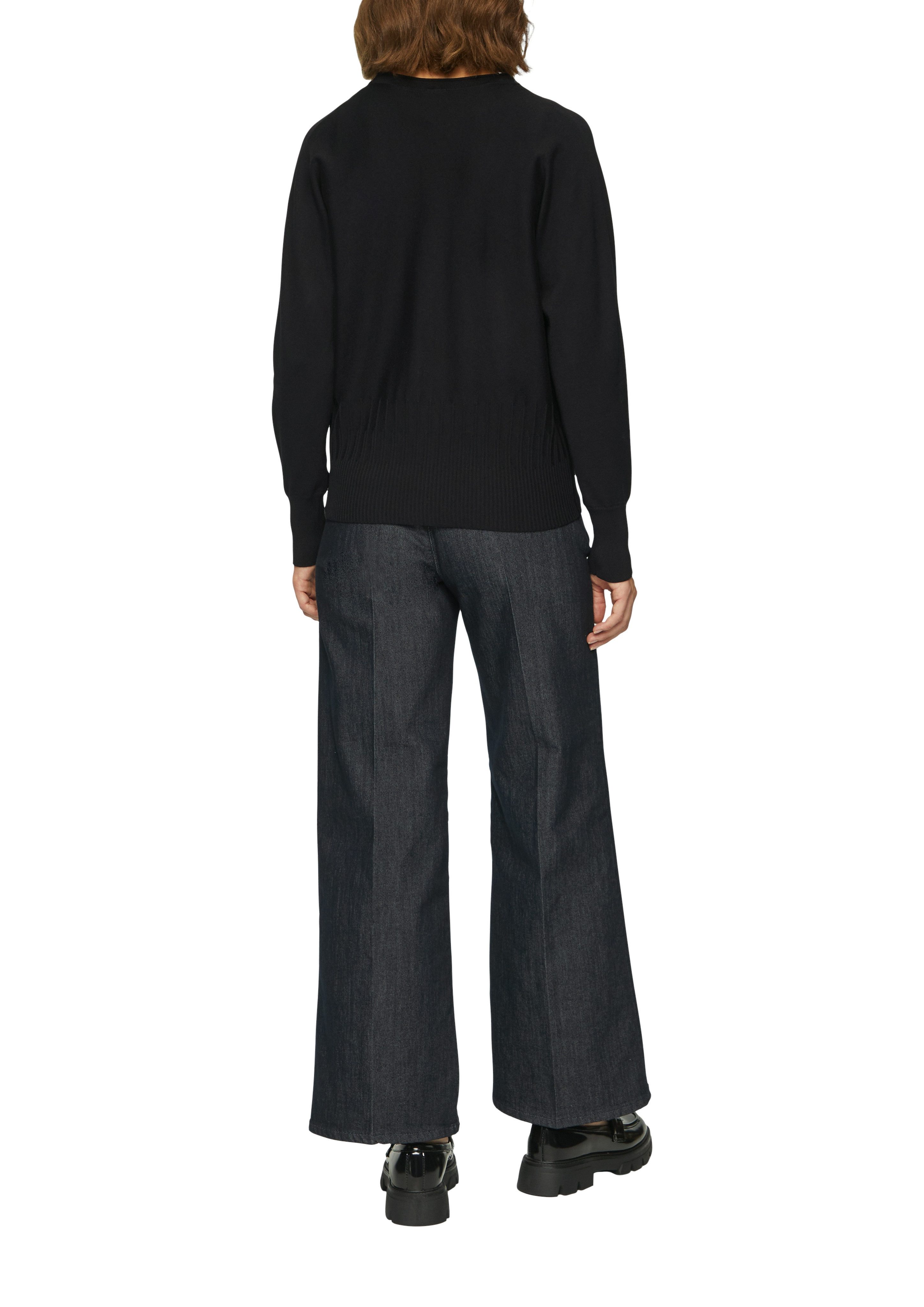 s.Oliver BLACK LABEL Vest met structuurpatroon aan de zoom