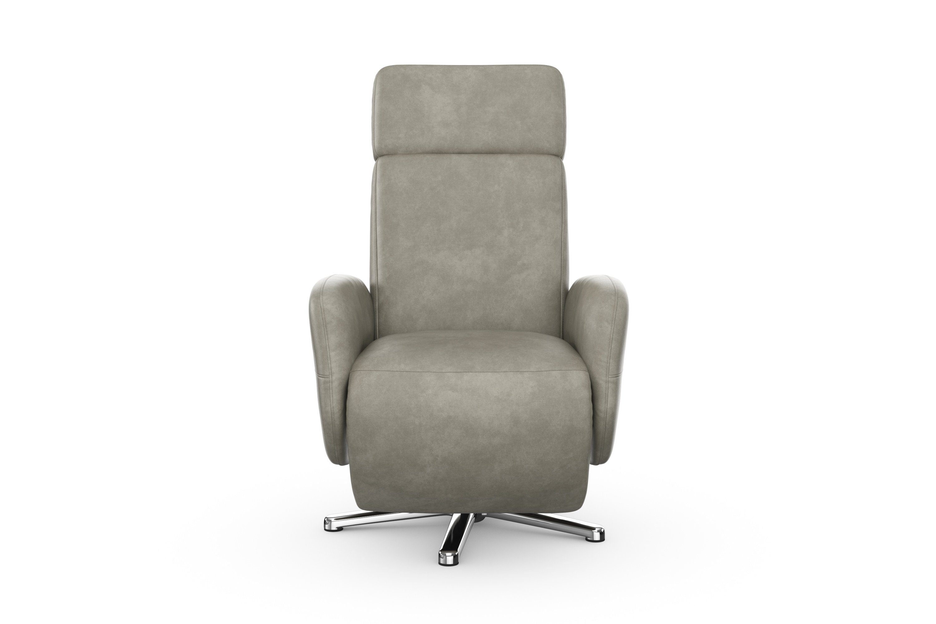 sit&more Relaxfauteuil Grenoble, incl. hoofdsteunverstelling en bekabelde afstandsbediening